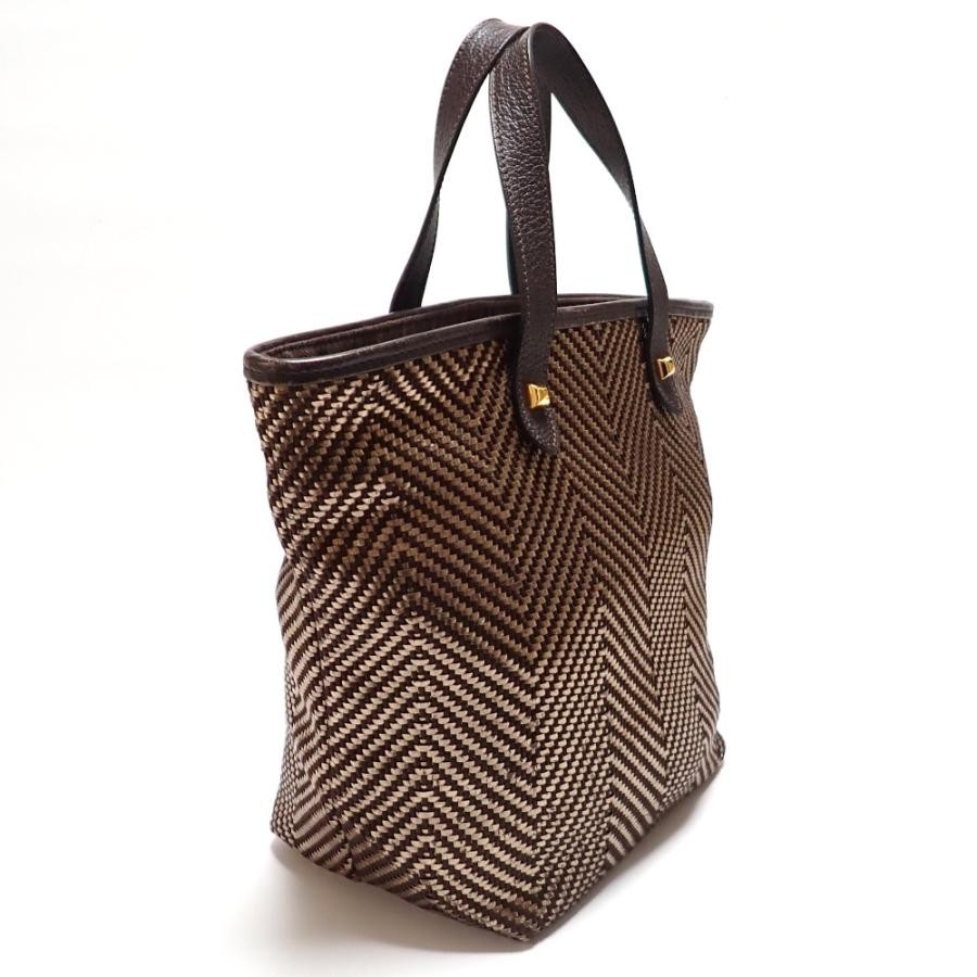 HERMES Bag: Cabas Chennai PM □M stamp Brown W19-32H24D13cm w/o accessories;–
