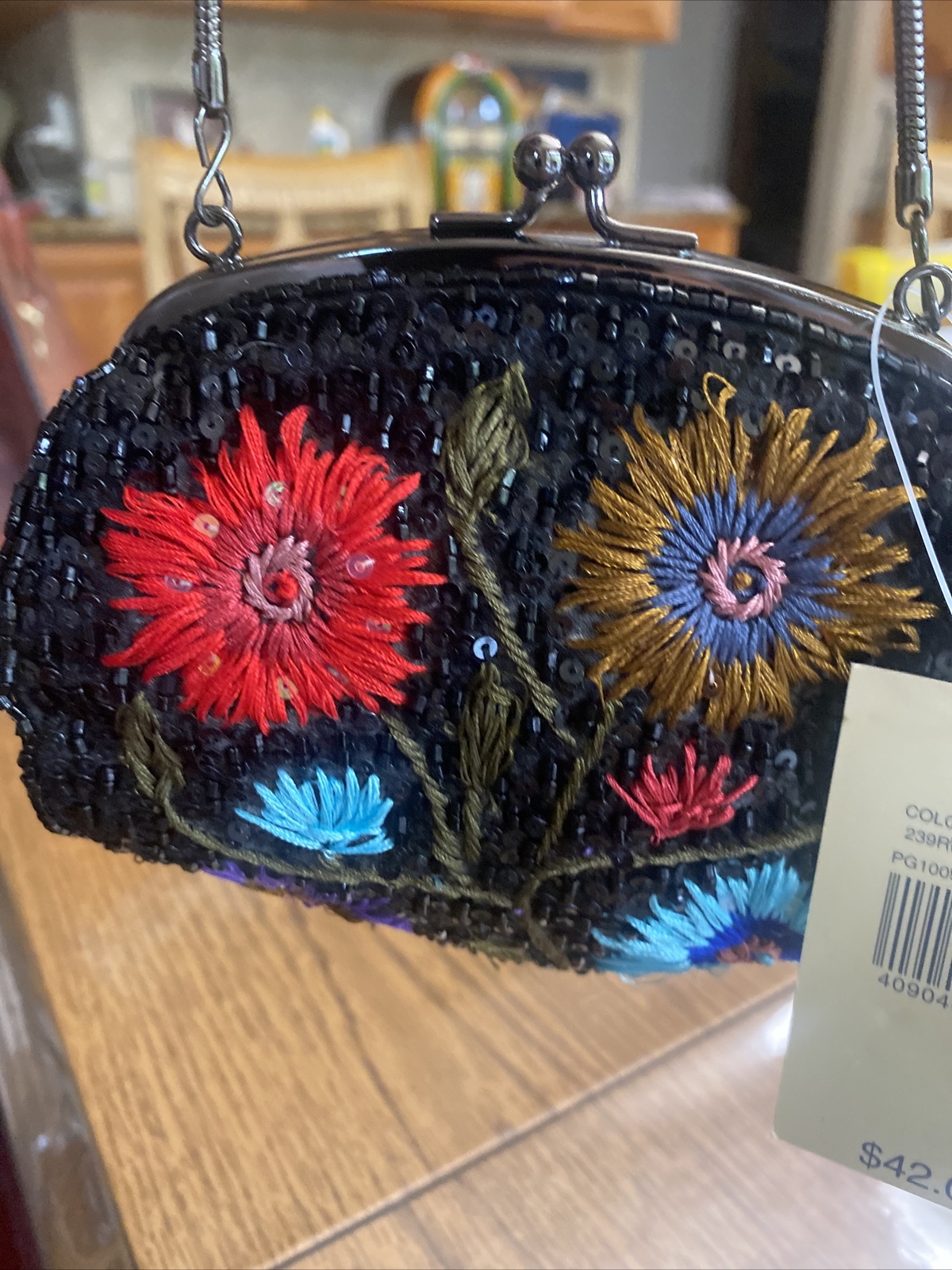 Lord and Taylor Beaded Mini Bag Style 94715 All Season