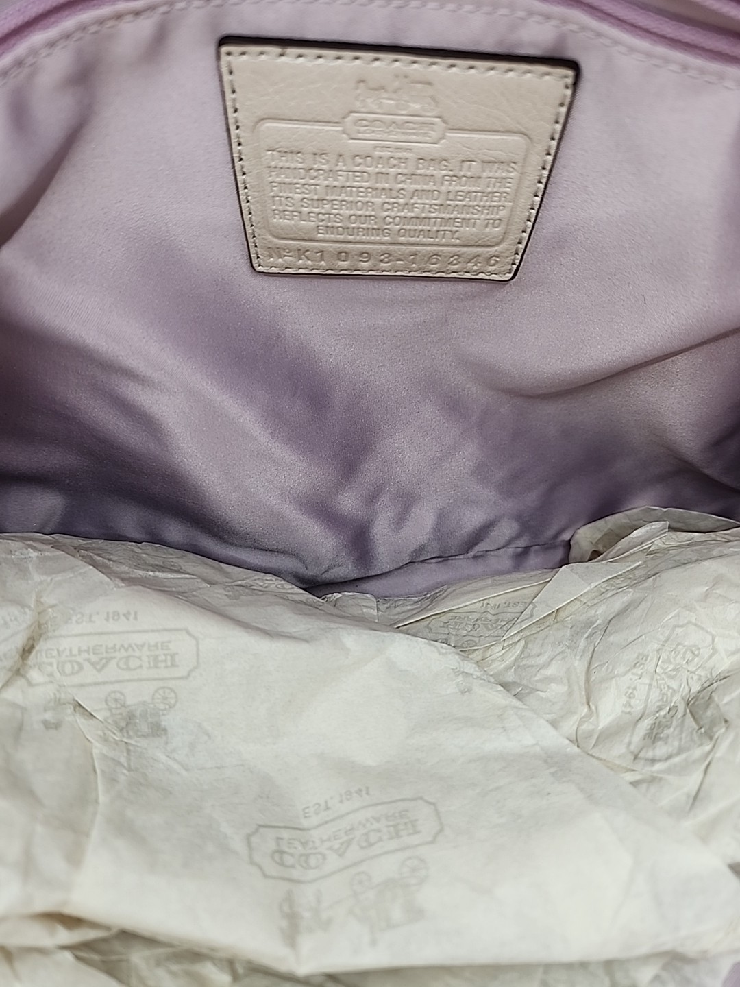 Coach k1093-16346 Madison Sophia Python Lthr Satchel Bag Shoulder Beige Taupe