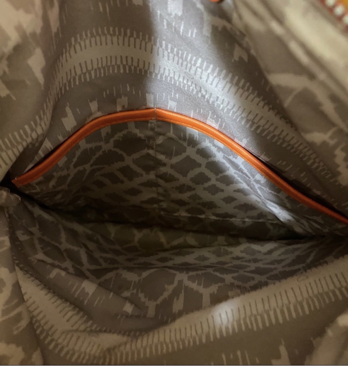 Stella & Dot Waverly Petite in Fresh Orange/Linen Clutch Crossbody 3 in 1 Bag!