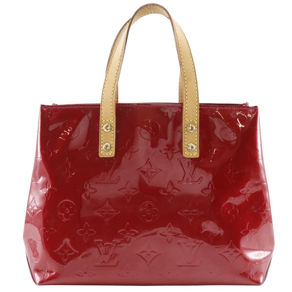 LOUIS VUITTON M91990 Lead PM Handbag Pomdamul Red Monogram Vernis Women