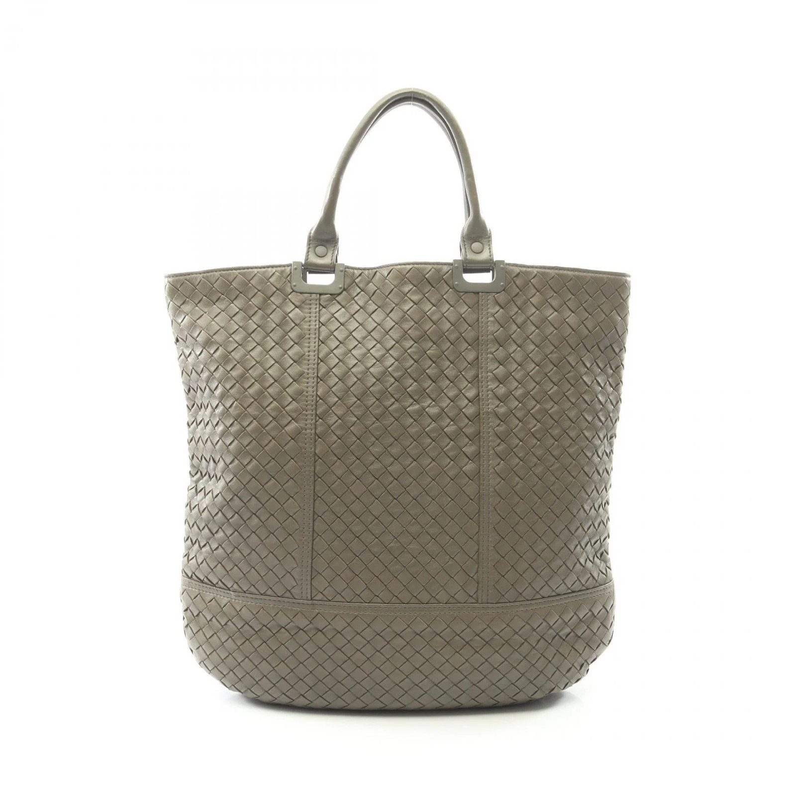Bottega Veneta Intrecciato Tote Bag Gray Leather #RCB8107
