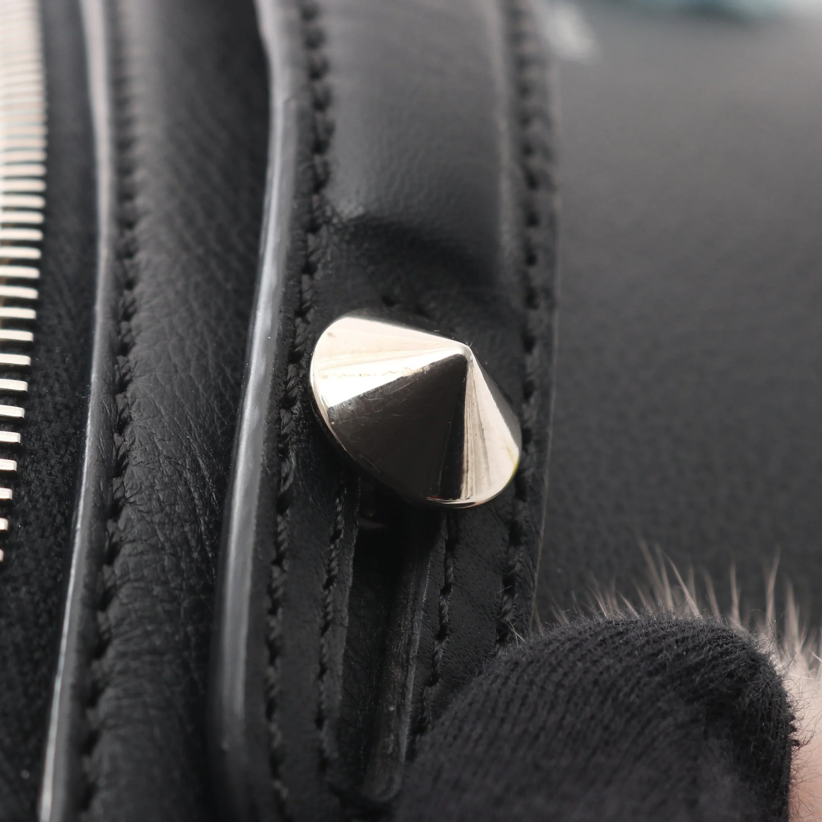 Fendi BY THE WAY MEDIUM Handbag Black Leather #RCB3271
