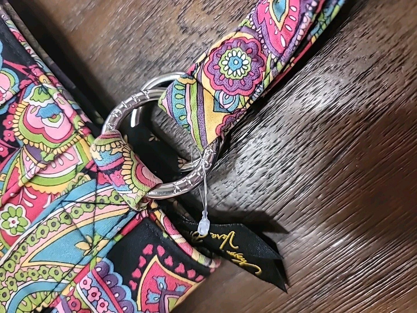 Vera Bradley Symphony in Hue Stephanie Tote Purse Bag Front Side Pockets Zipper