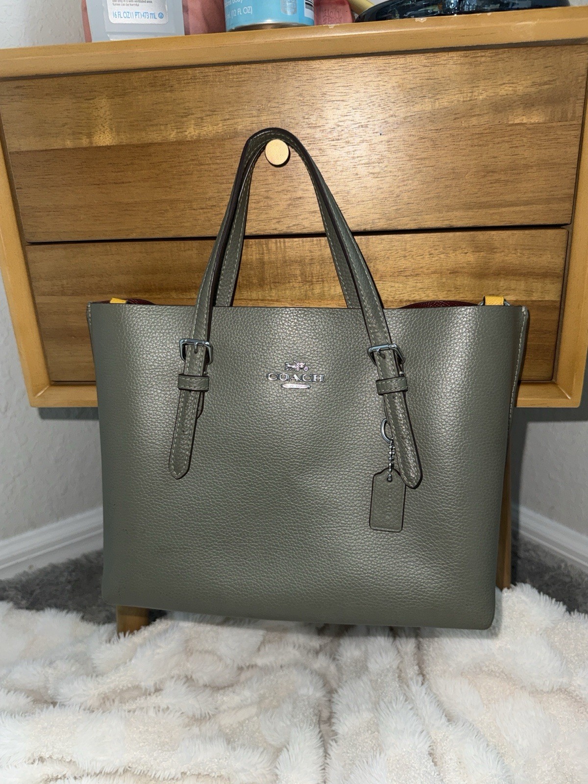Coach Leather Mini Tote