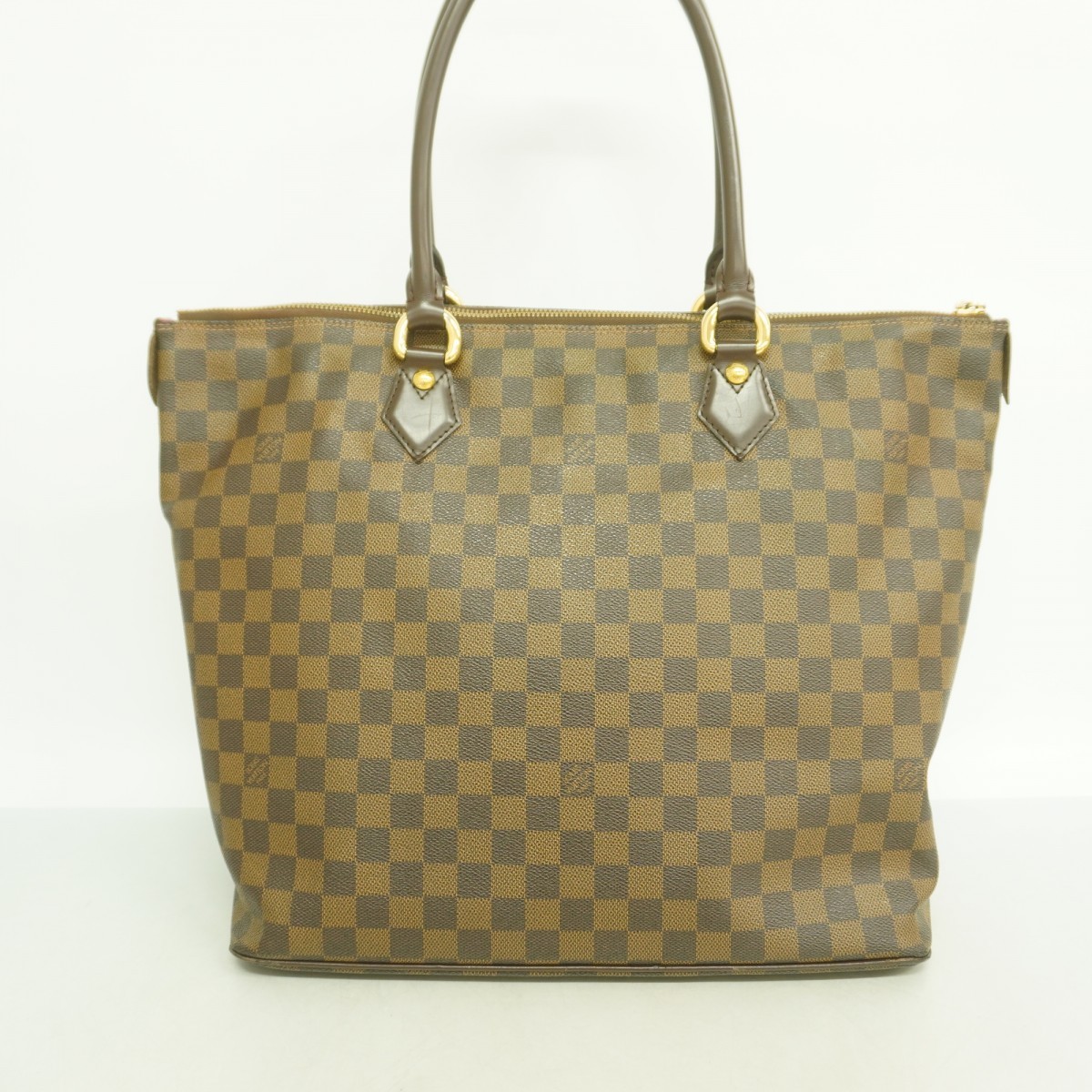 Auth [6fd5959] LOUIS VUITTON Tote Bag Damier Saleya GM N51181 Ebene [Pre-own…