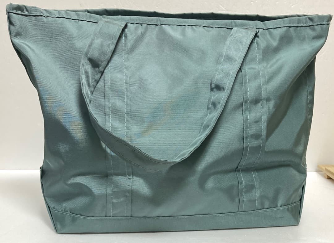 LL.Bean Canvas Tote Bag Shoulder Soft Spruce Key Pocket Lightweight 30x43cm