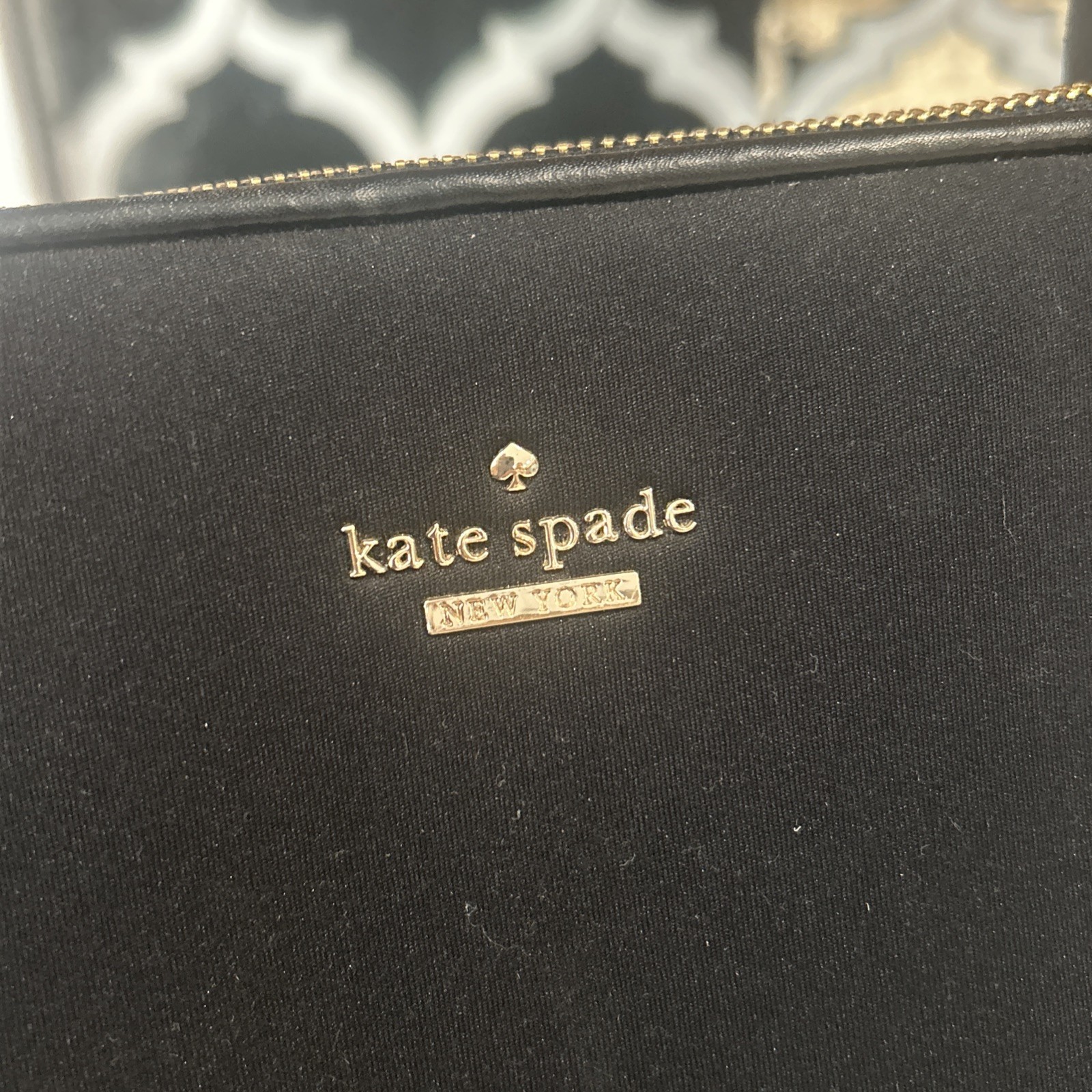 Kate Spade Blake Daveney Laptop Bag – Black Nylon Briefcase