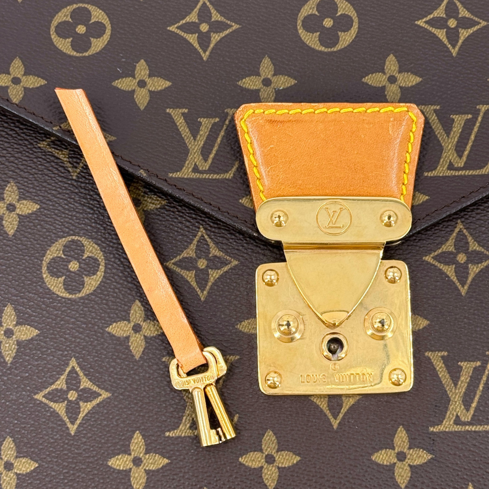Auth Louis Vuitton Monogram Conseiller M53331 Briefcase Business Bag Attache
