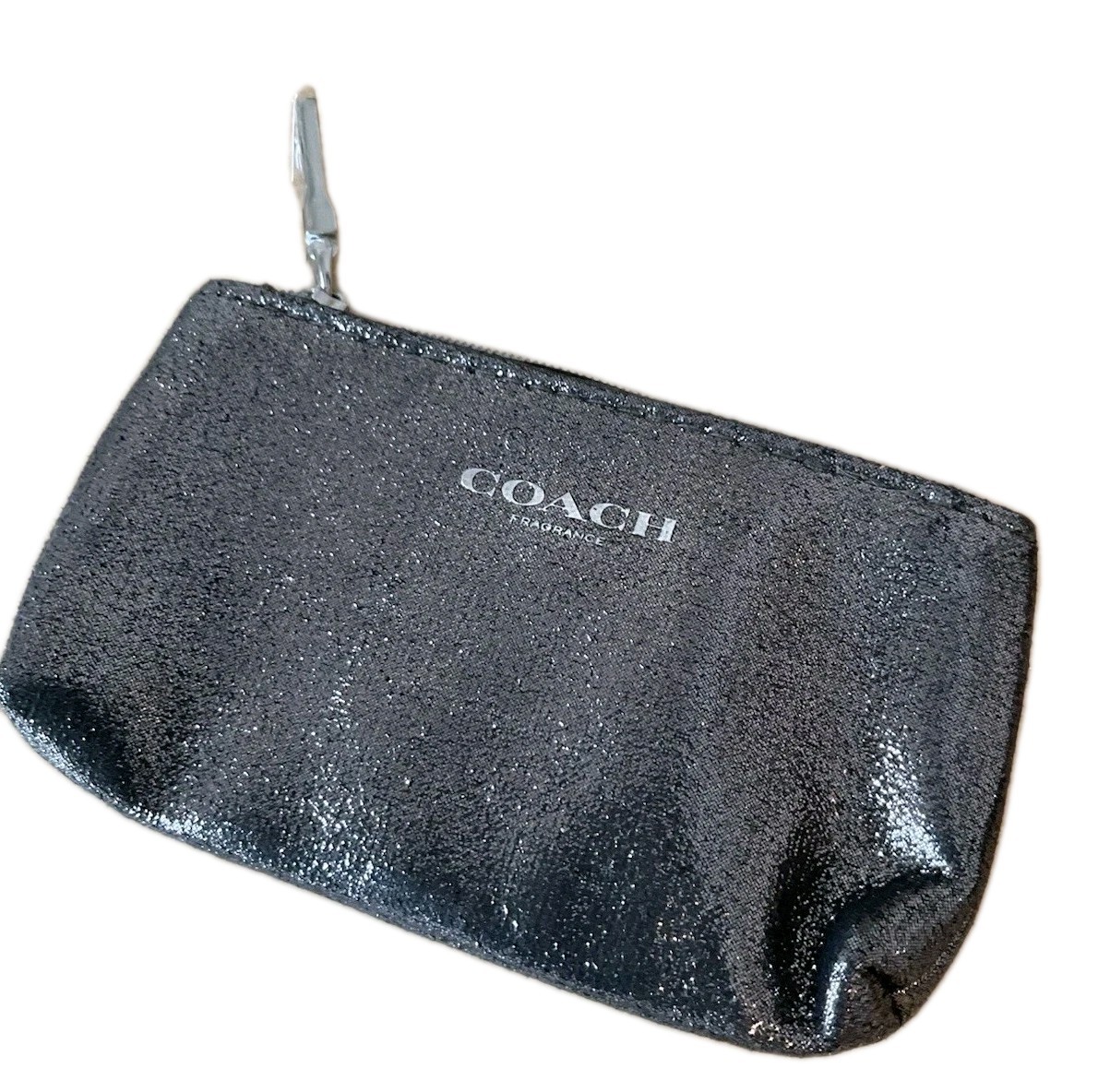 Coach Fragrance Purse – Use For Change – Sparkle Material-zipper- 4.75 X 2.75 In