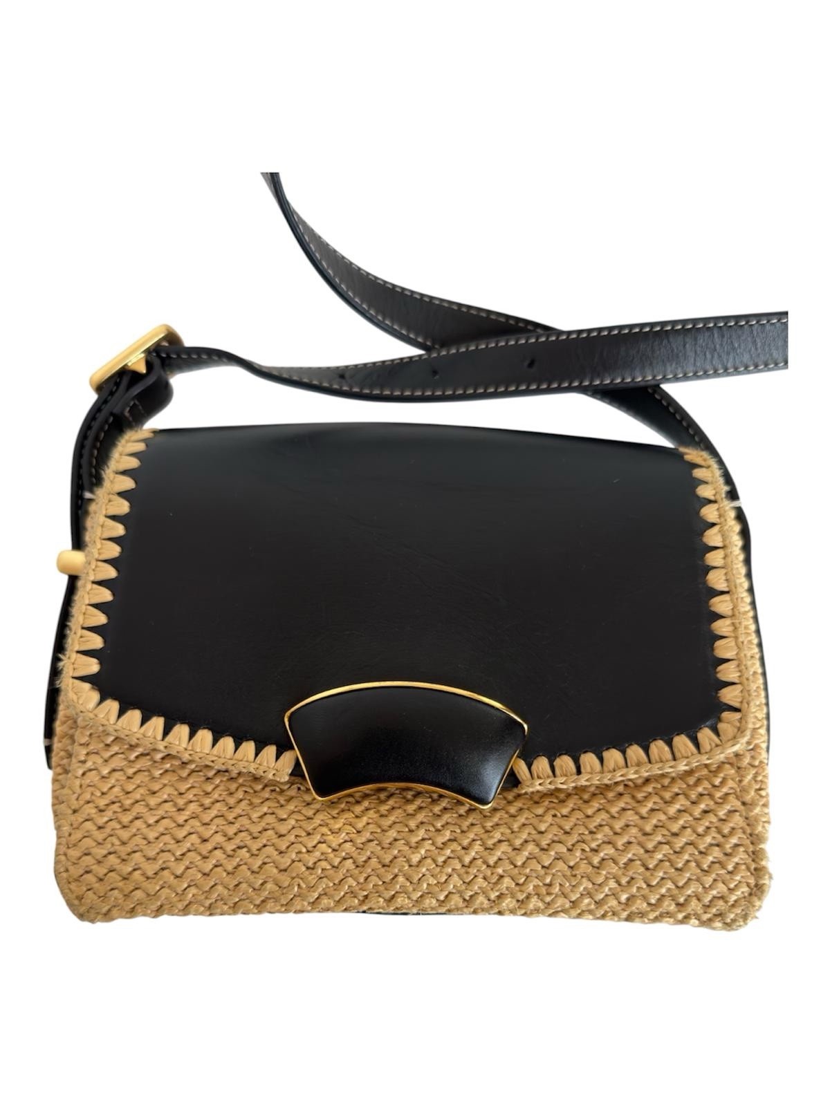 3.1 Phillip Lim Accessories Brown ID Shoulder Bag with Fraying Thread and Dents