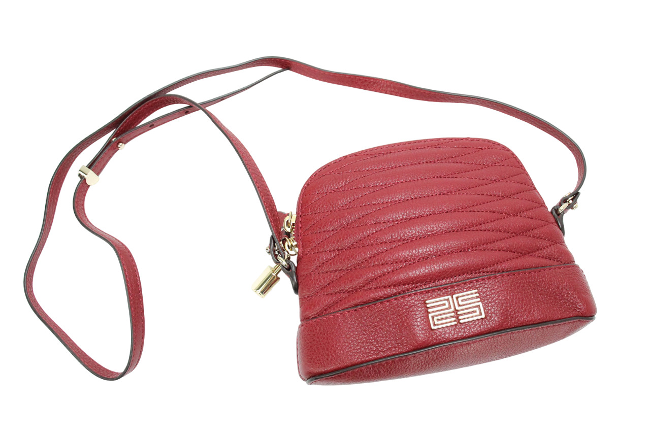 SANDRO Thelma Bag Women’s One Size Leather Quilted Red Crossbody