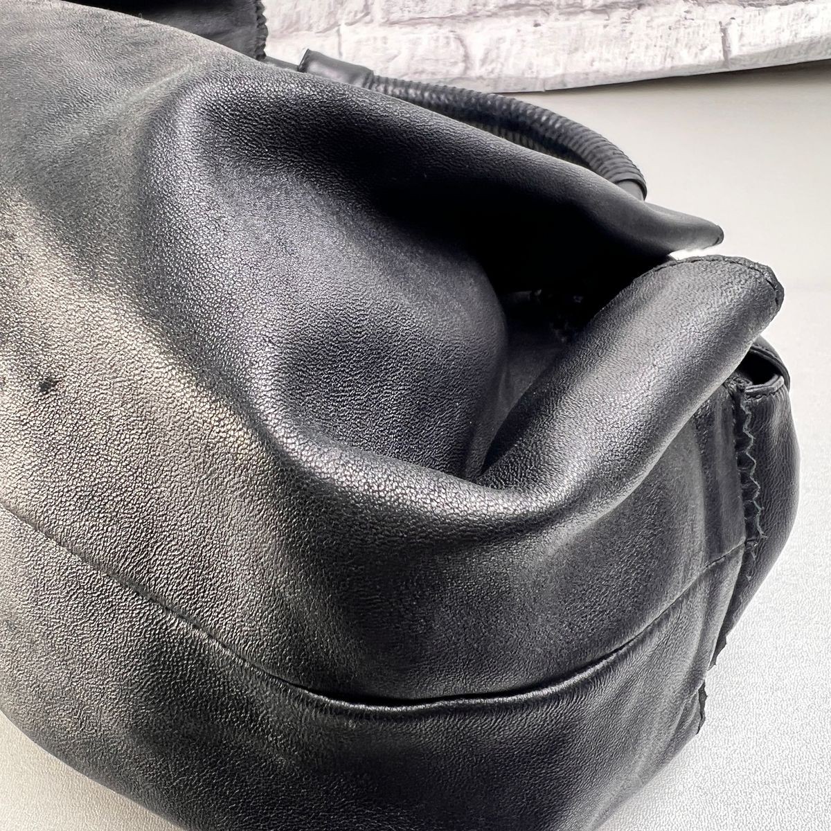 LOEWE Bag: Nappa Aire Anagram Logo Black W32H22D12cm w/o accessories;