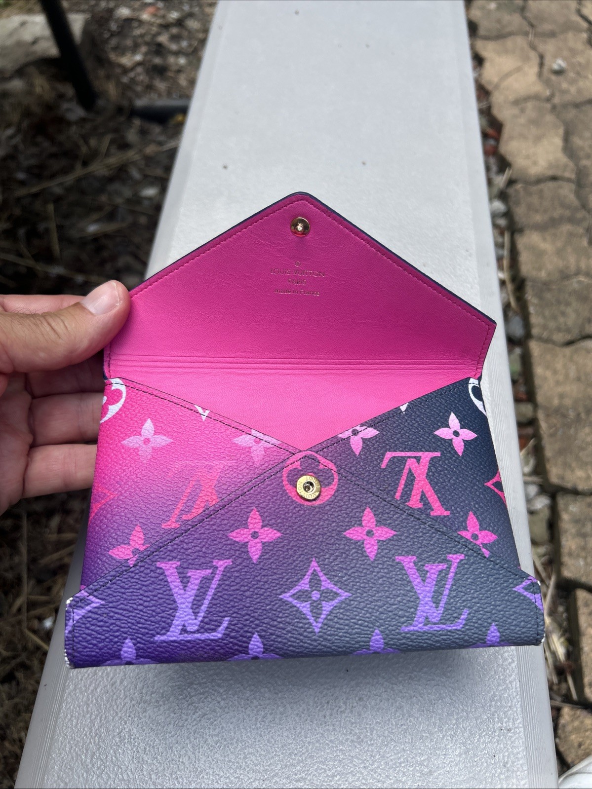 Louis Vuitton Kirigami Pochette Spring in the City Midnight Fuchsia