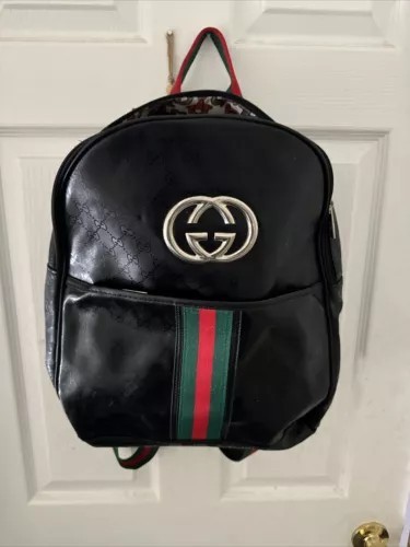 Gucci GG Large Backpack 🎒 Green/Red Web Stripes