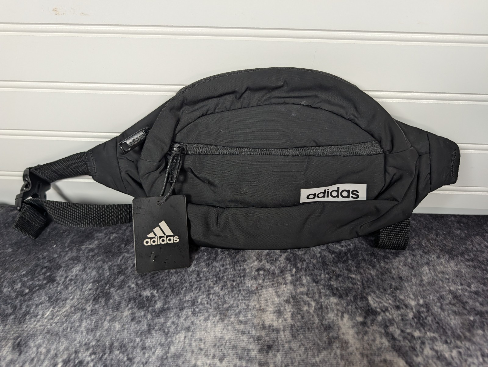 ADIDAS CORE WAIST FANNY PACK CROSS BODY SLING EDC BAG BLACK UNISEX – NWT