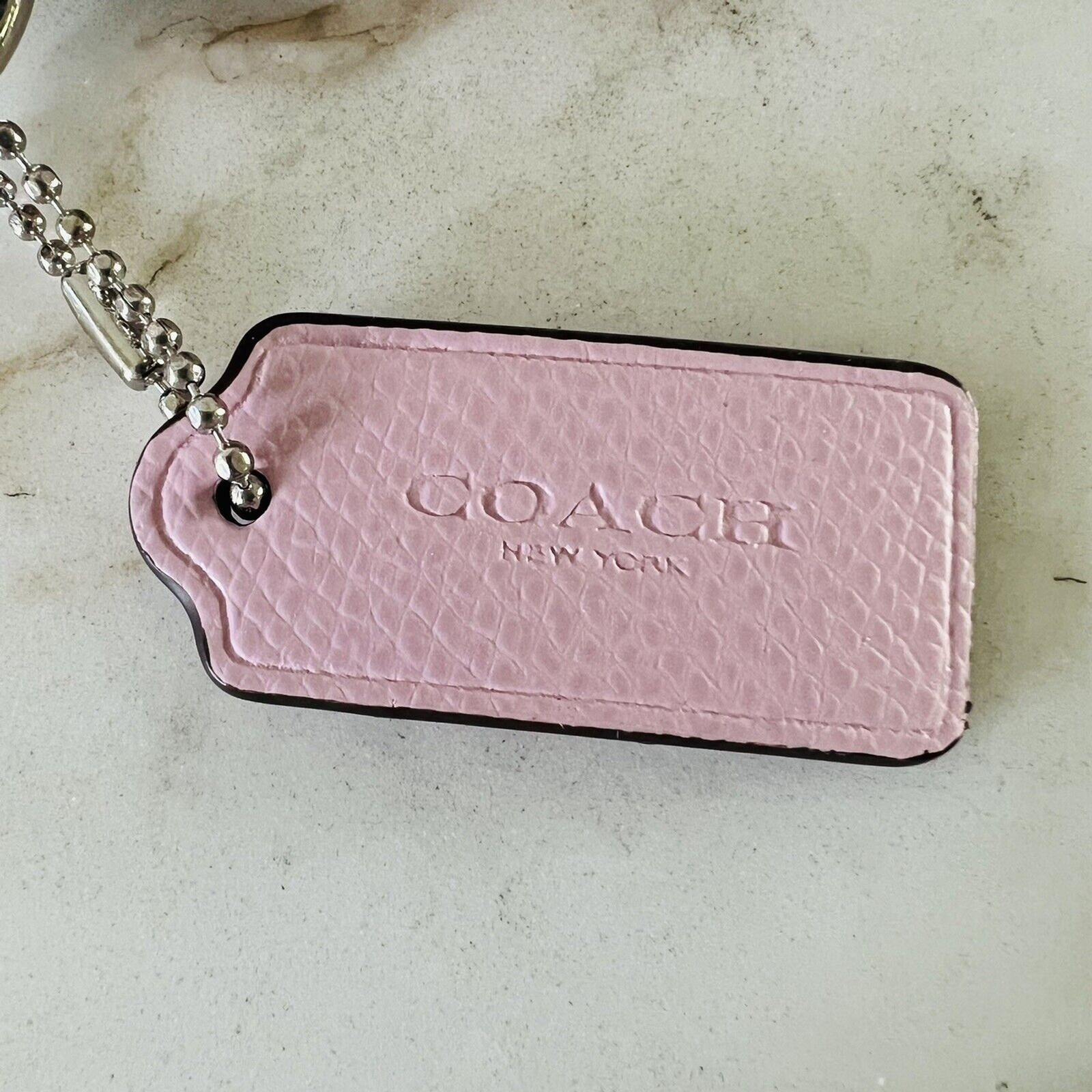 COACH Light Khaki Petal Signature Canvas Messenger Crossbody Bag