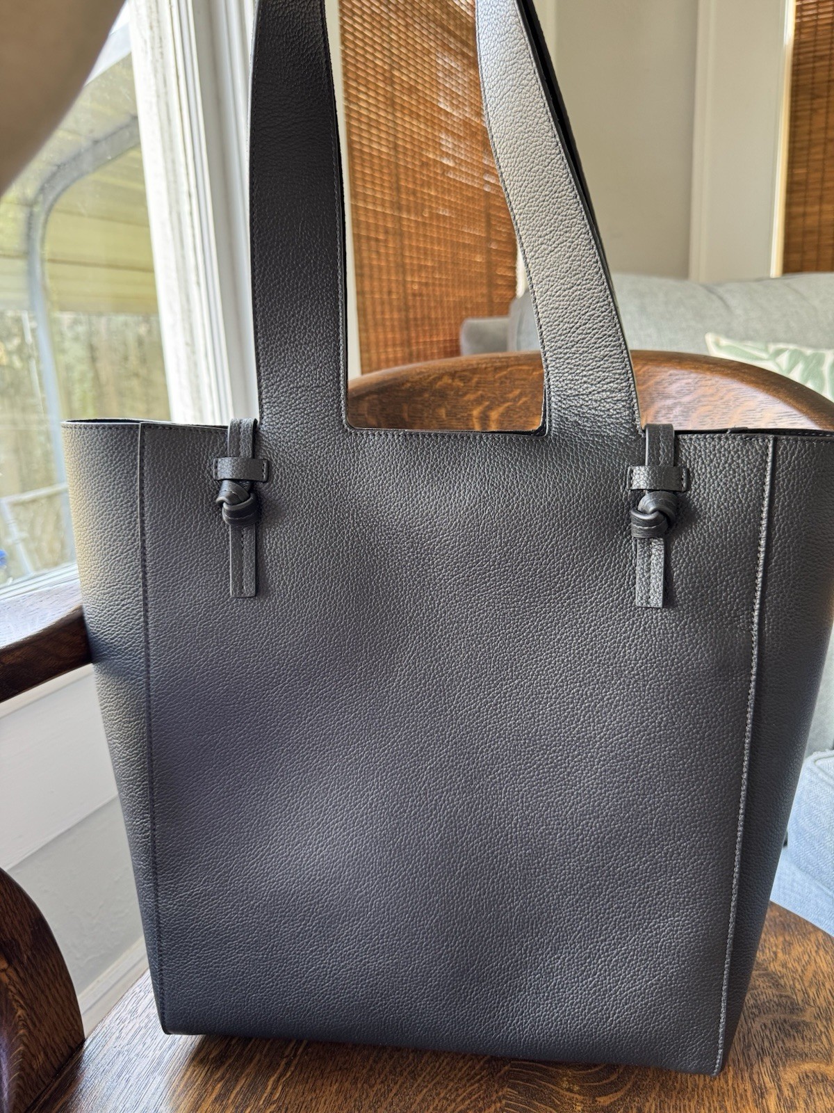 Strathberry Melody Tote in Black Leather (NWOT)