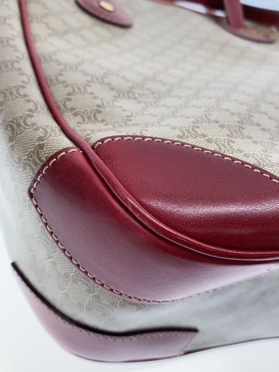 CELINE Handbag Leather BEG Allover CE00 22