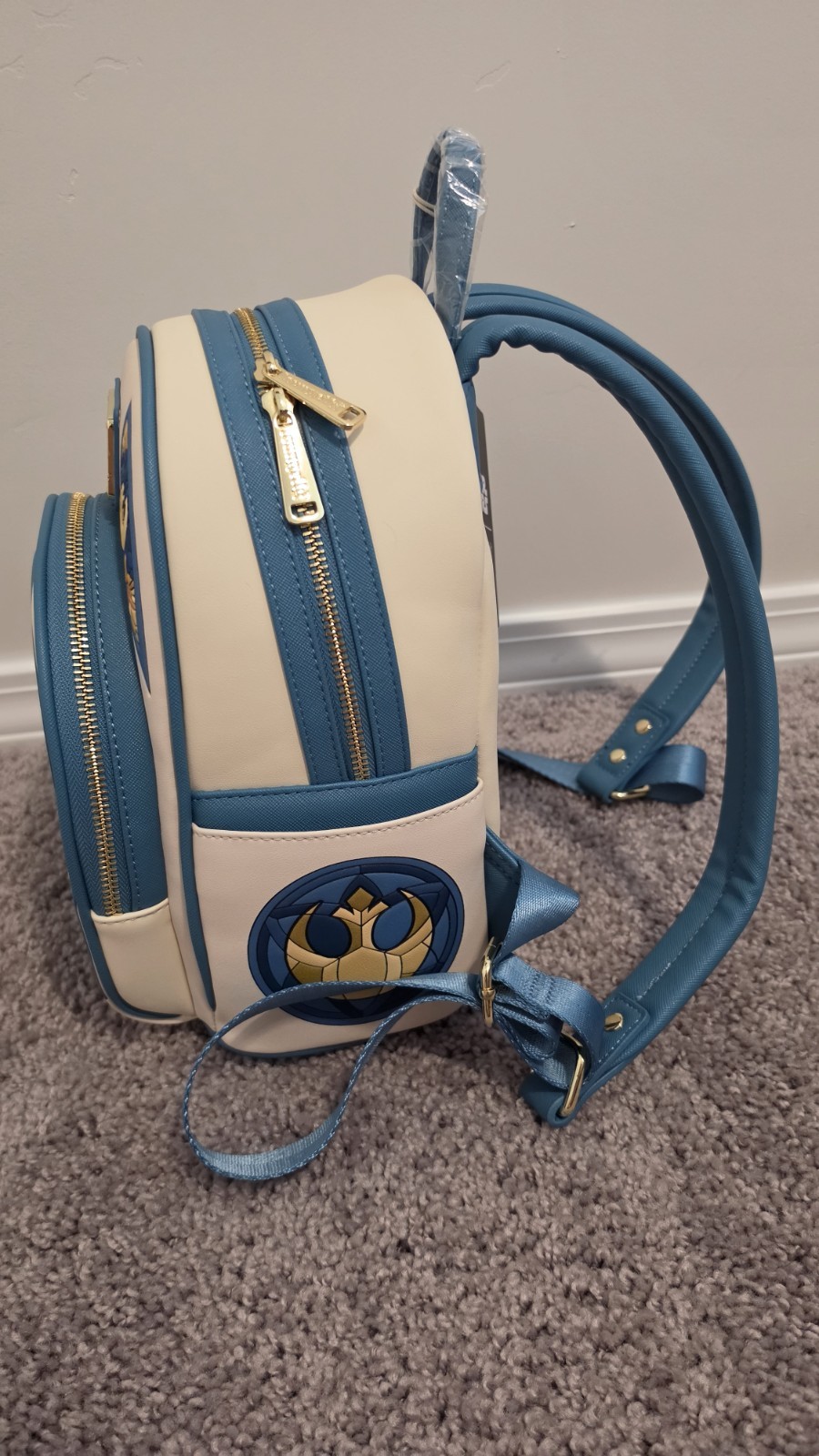 Stained Glass Loungefly Star Wars R2-D2 Mini Backpack
