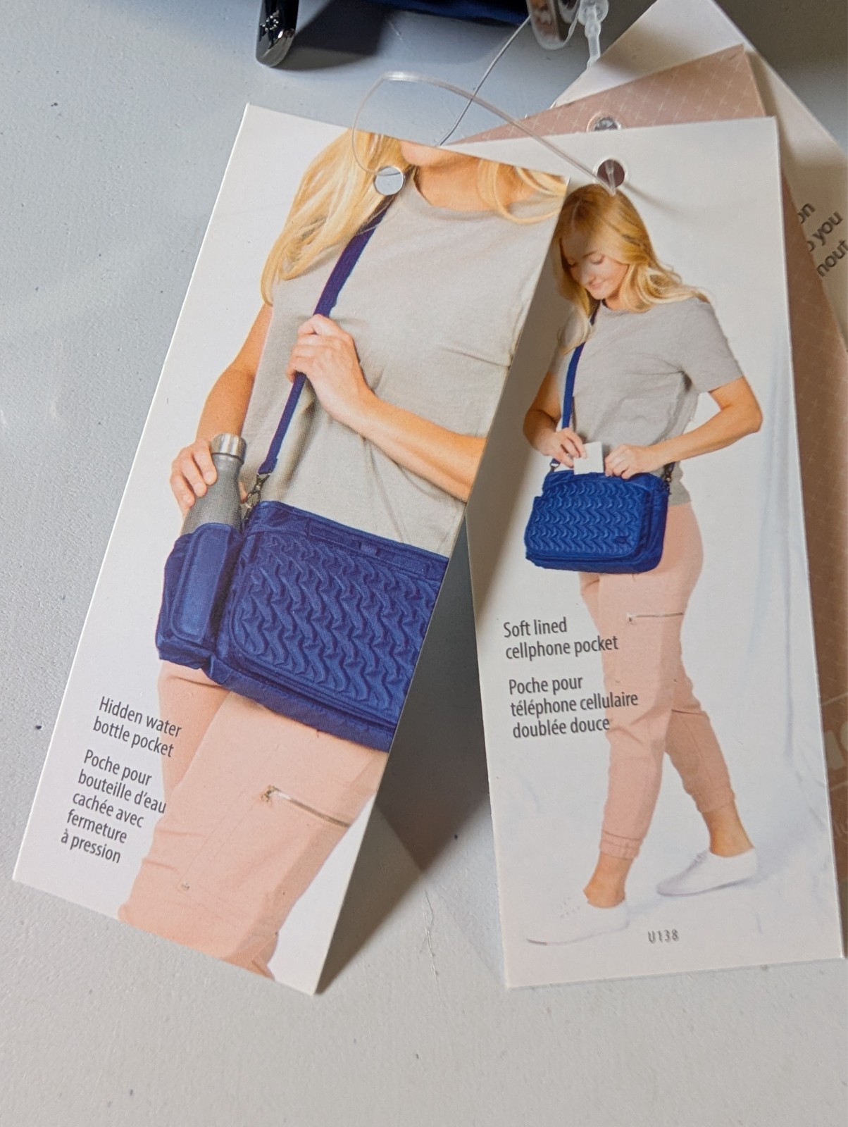 Lug Wings SE Crossbody Bag with Multiple Compartments Cobalt blue RFID NWT