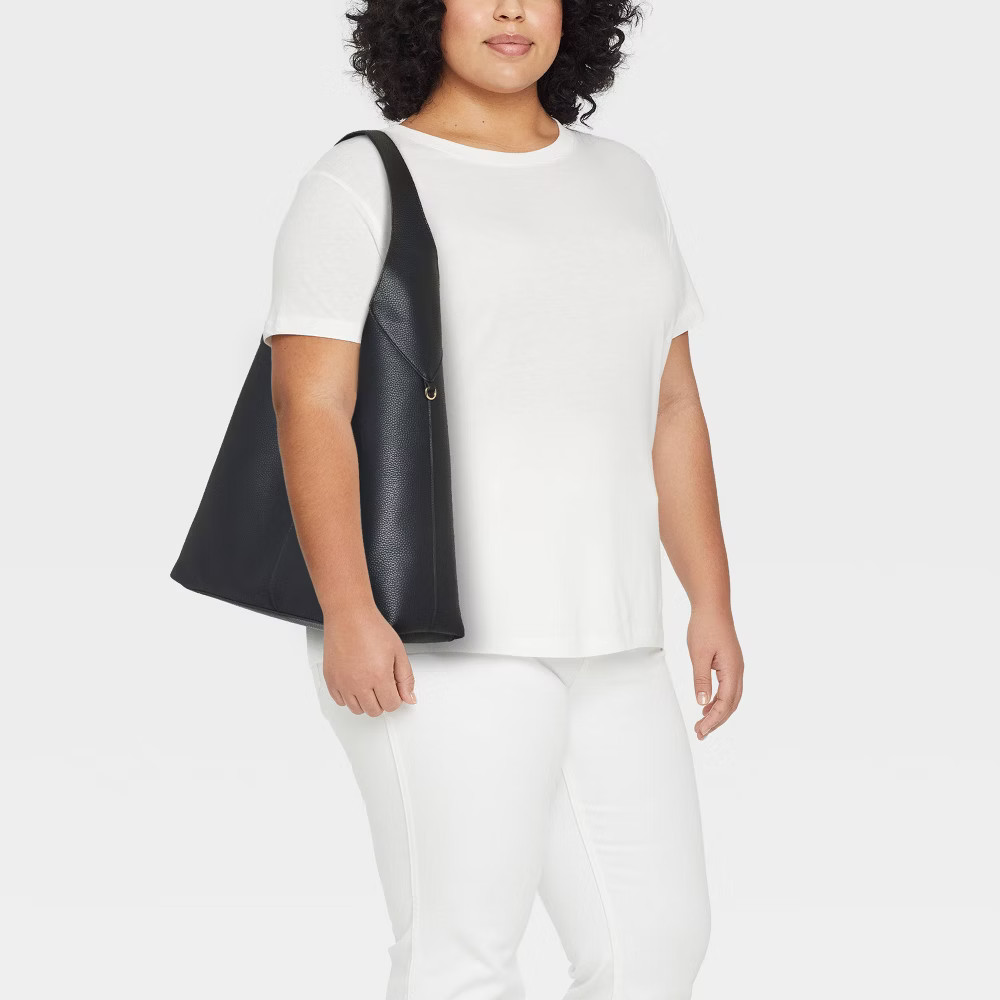 Oversized Slouchy Shoulder Bag – Universal Thread Black