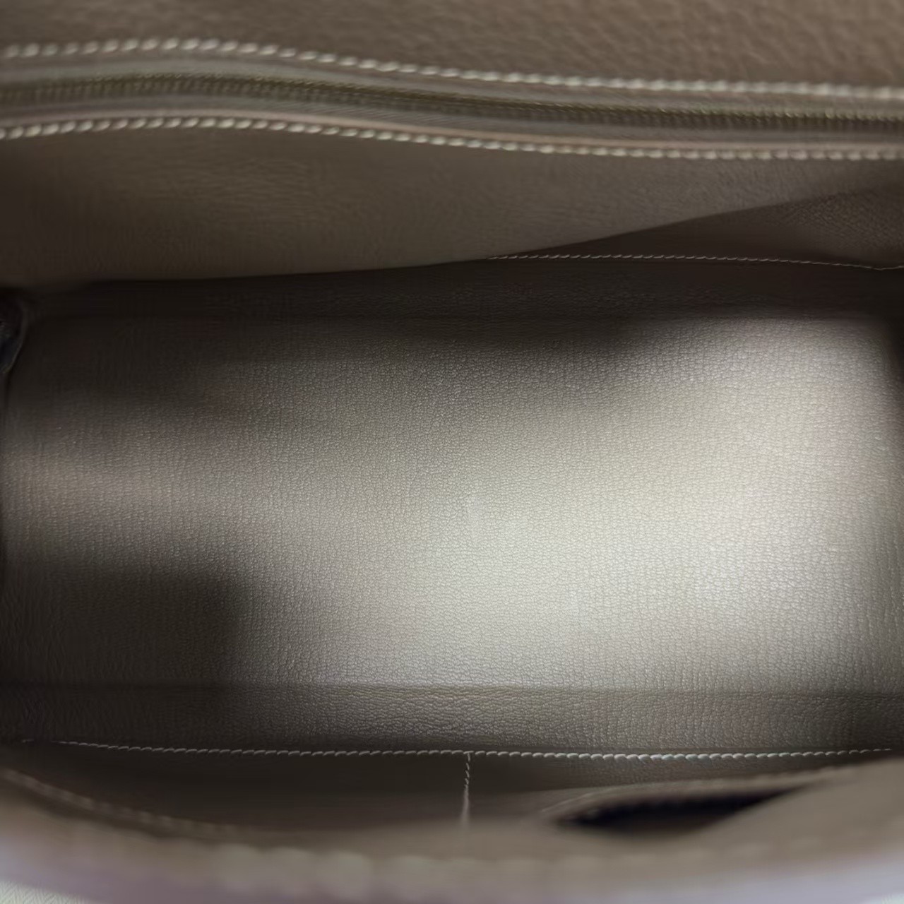 Hermes Kelly 28 Etoupe 18 Gray Togo Gold Hardware GHW Handbag Mint No Receipt