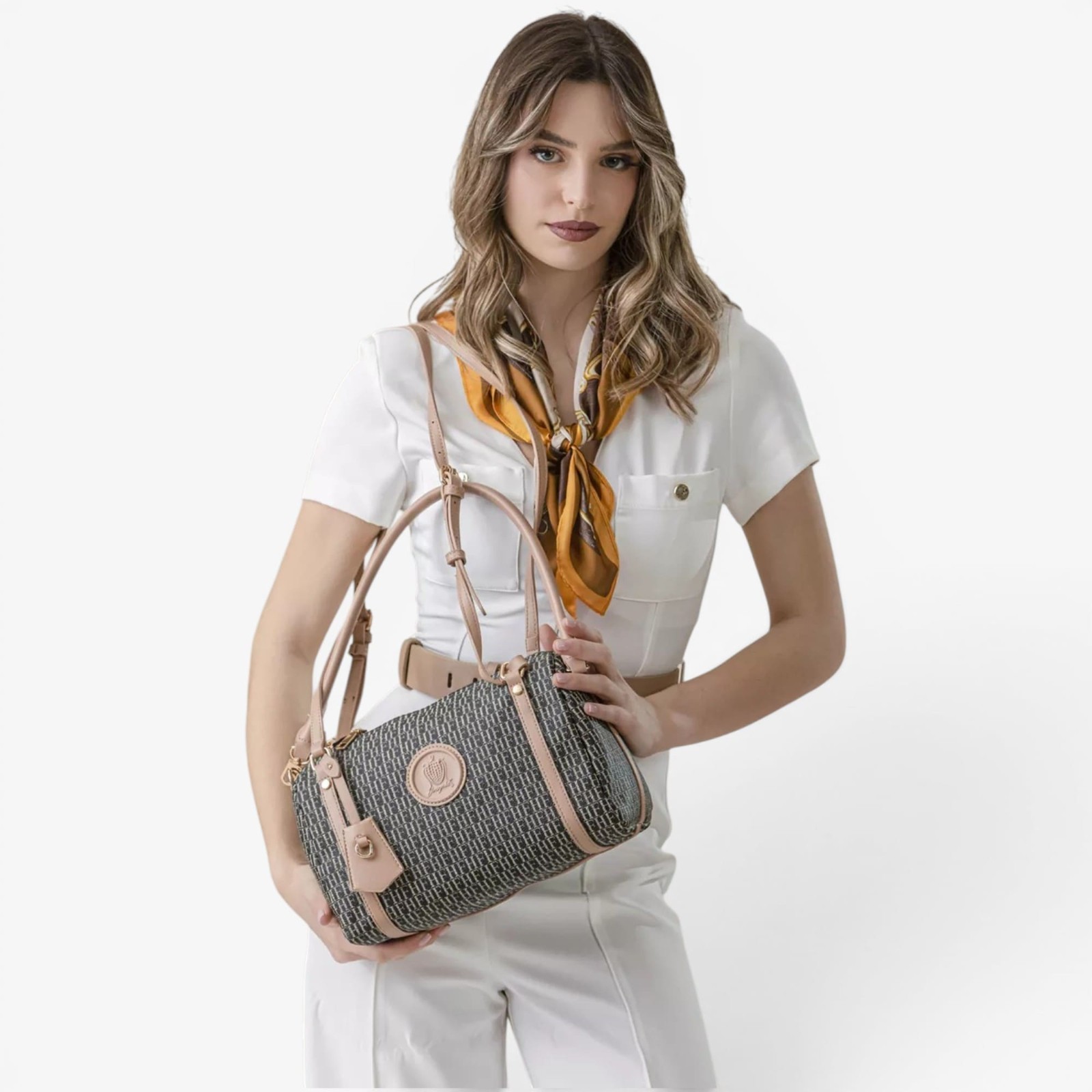 Women’s Patterned Shoulder Bag Synthetic Leather Crossbody Handbag Purse