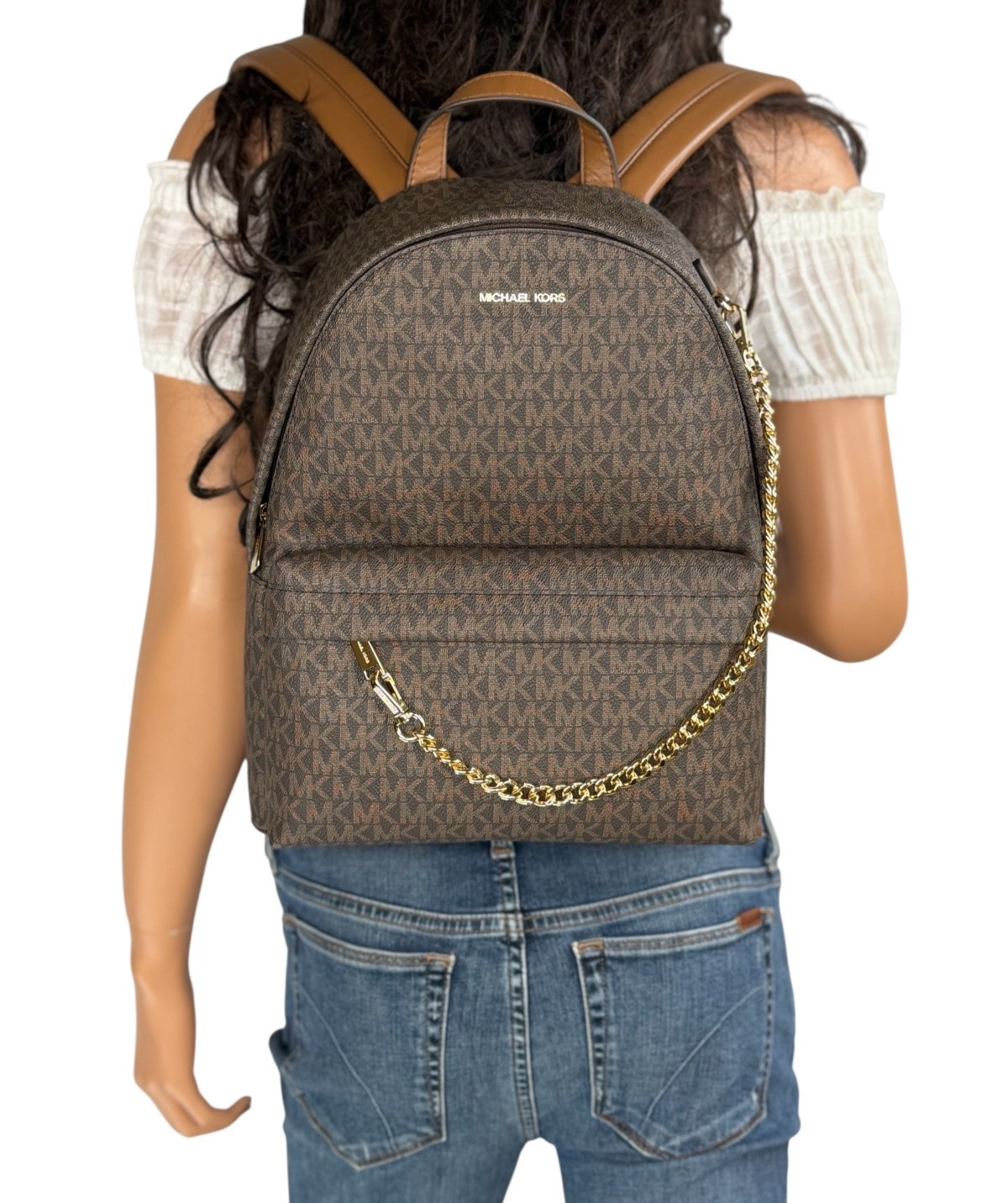 Michael Kors Slater Medium Chain Backpack