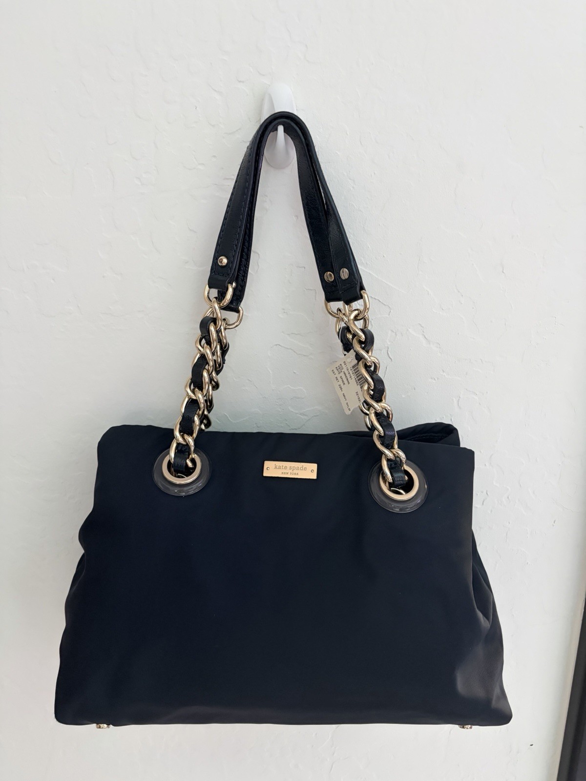 Kate Spade Tote Handbag NWT Navy Blue In Color In Perfect Condition Never Used