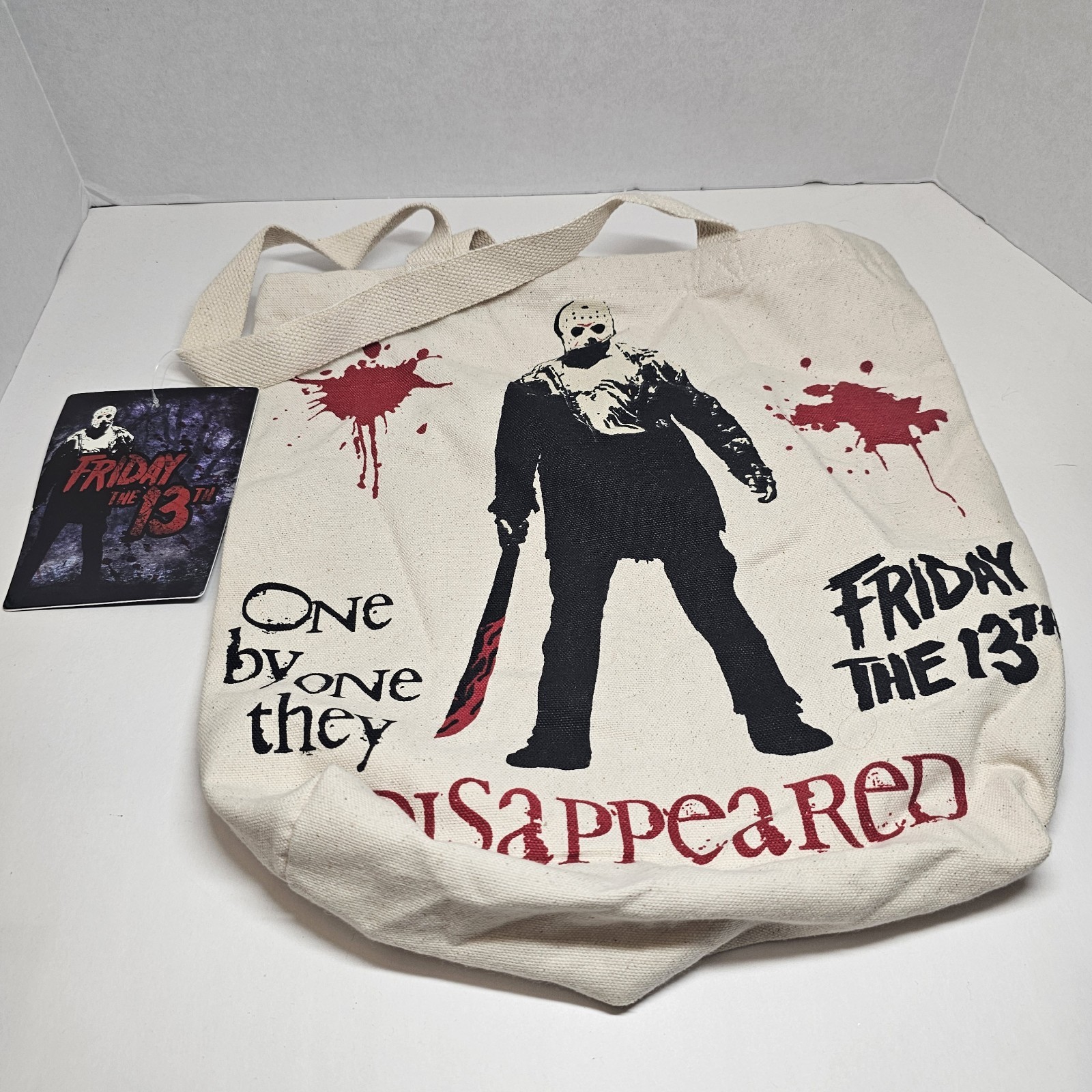 Friday The 13th Tote Bag Jason Voorhees Horror Canvas Bag New W/Tag