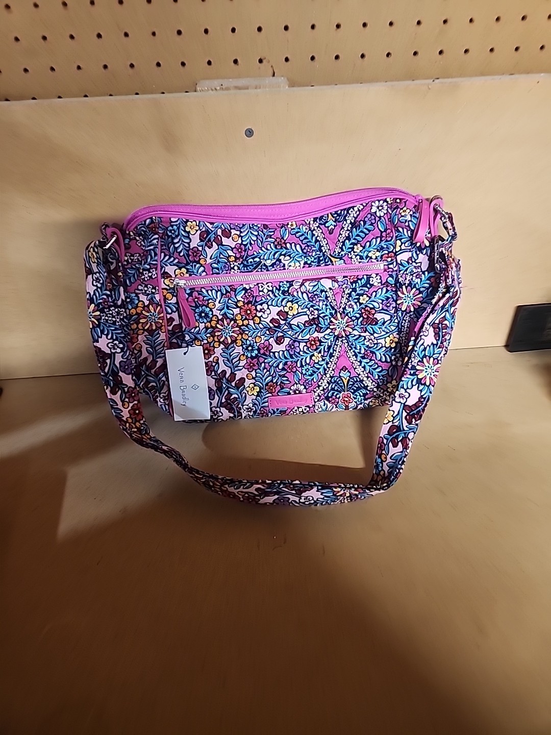 Vera Bradley On the Go Crossbody Kaleidoscope Pink