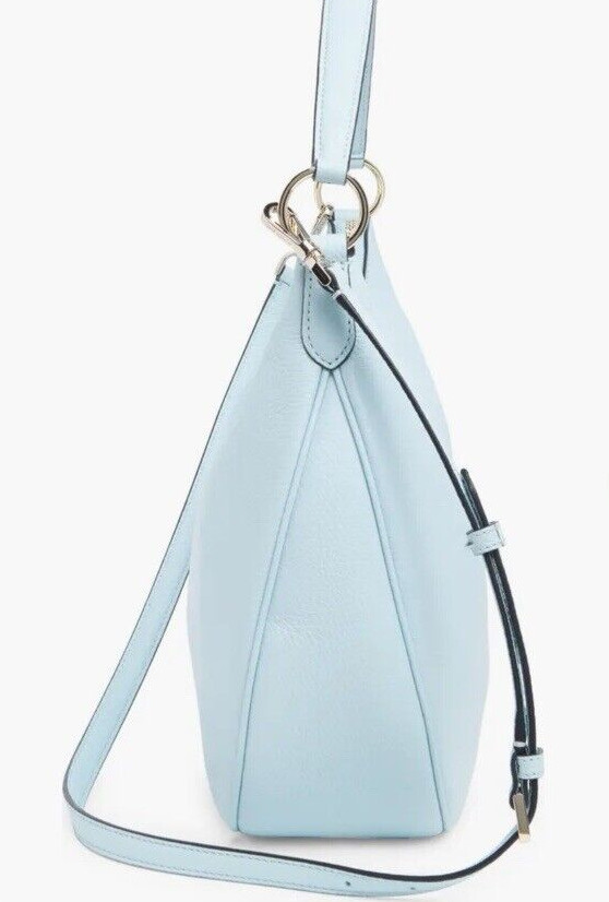 NWT Kate Spade Weston Leather Shoulder Bag K8453 FROSTY SKY $399