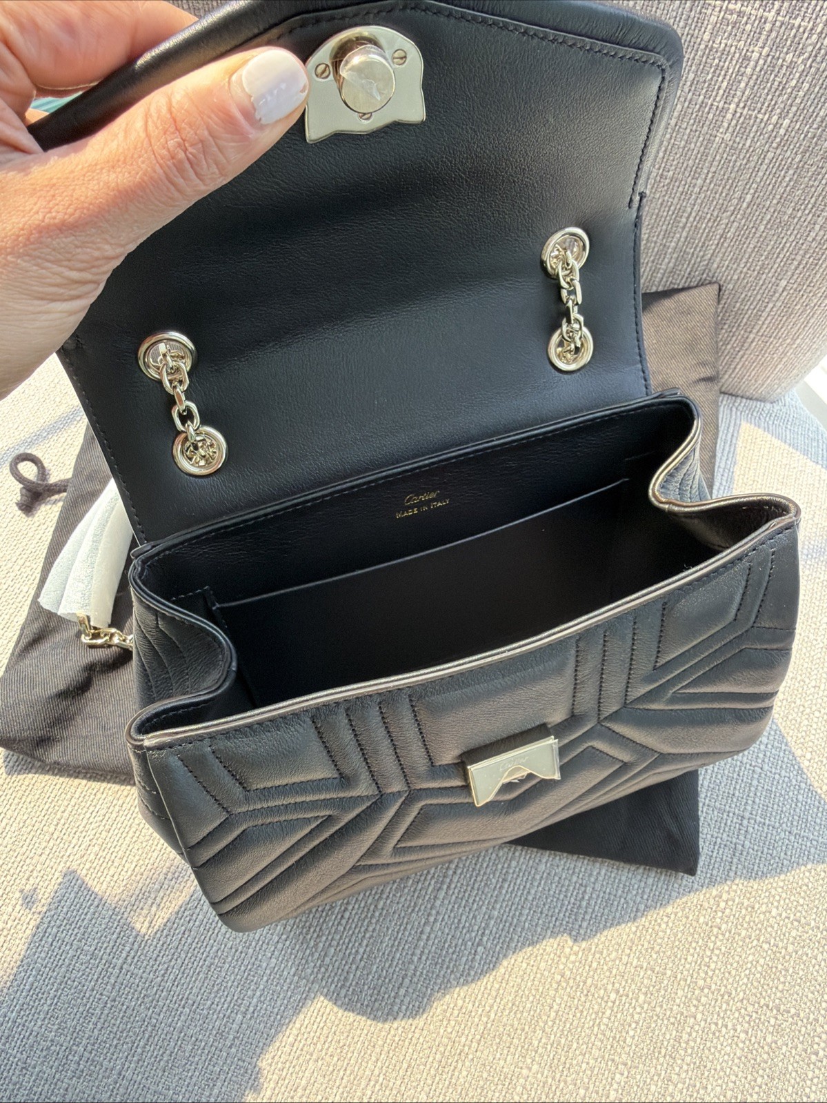Cartier Mini Panthere Graphique Chain Bag New