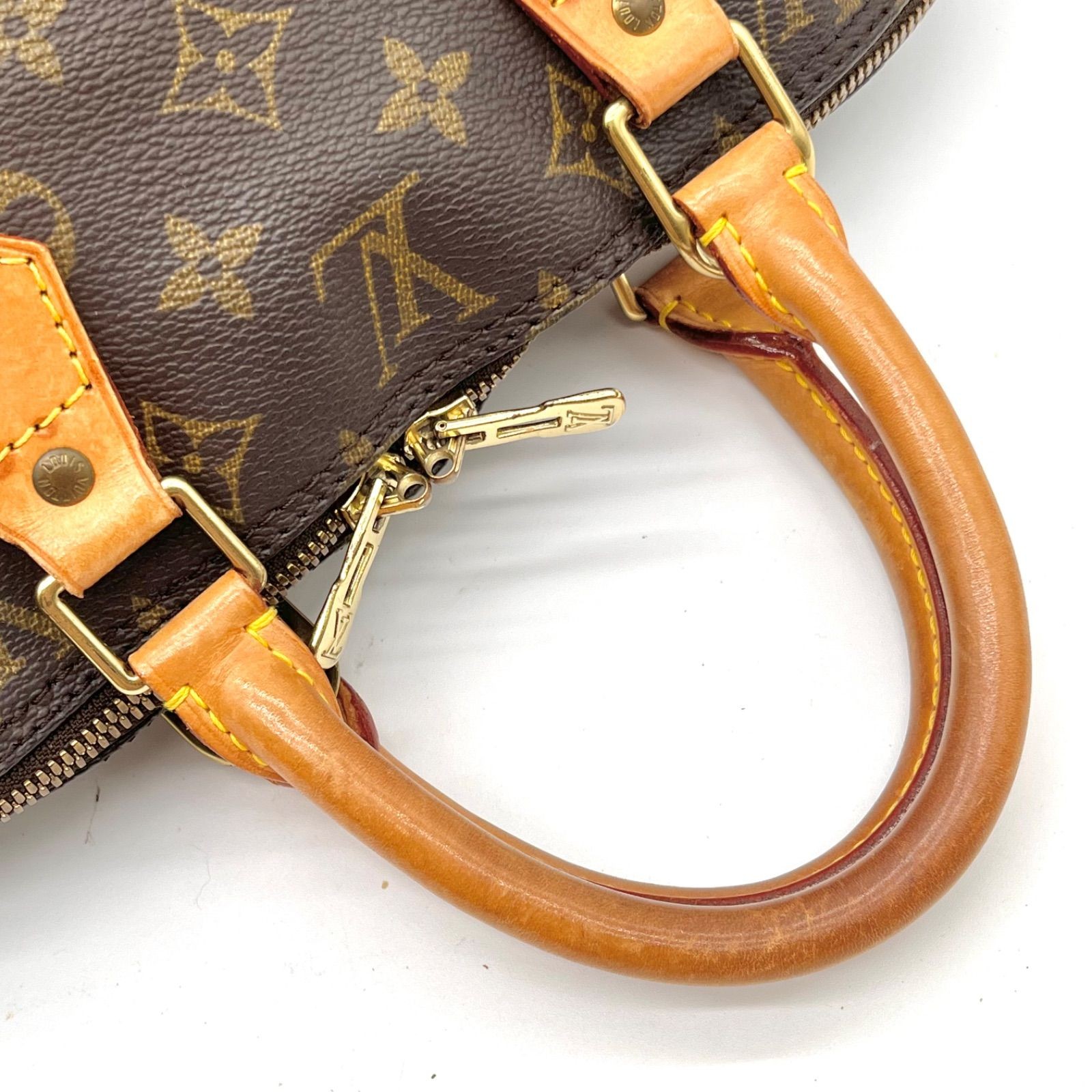 Auth LOUIS VUITTON Alma Monogram Handbag M51130 2Y10398