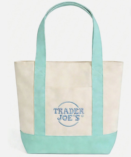 Trader Joes Mini Tote Bags Pastel All Colors In Hand, 100% Authentic!!!