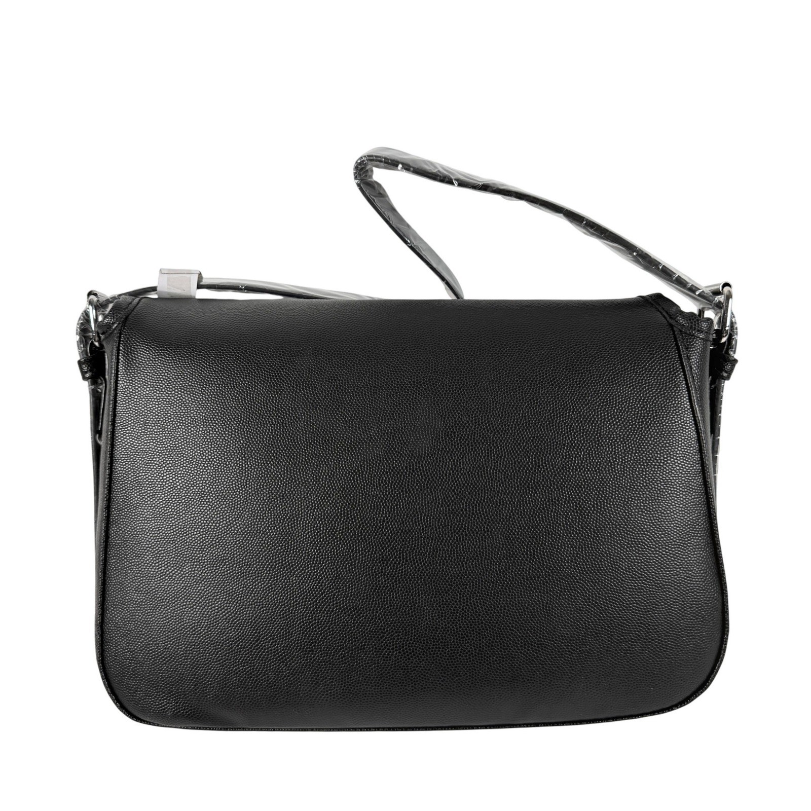 New y2k indie sleaze Christian Lacroix Karen Caviar Shoulder Bag Black Flap goth