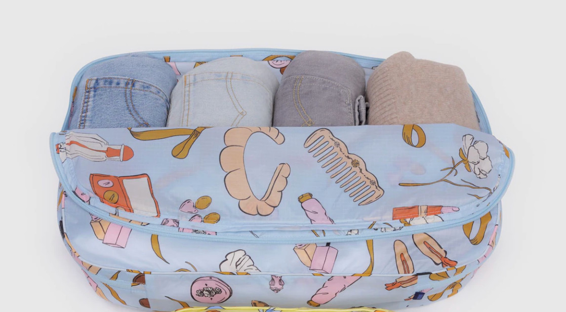 Baggu Large Packing Cube in Get Ready With Me