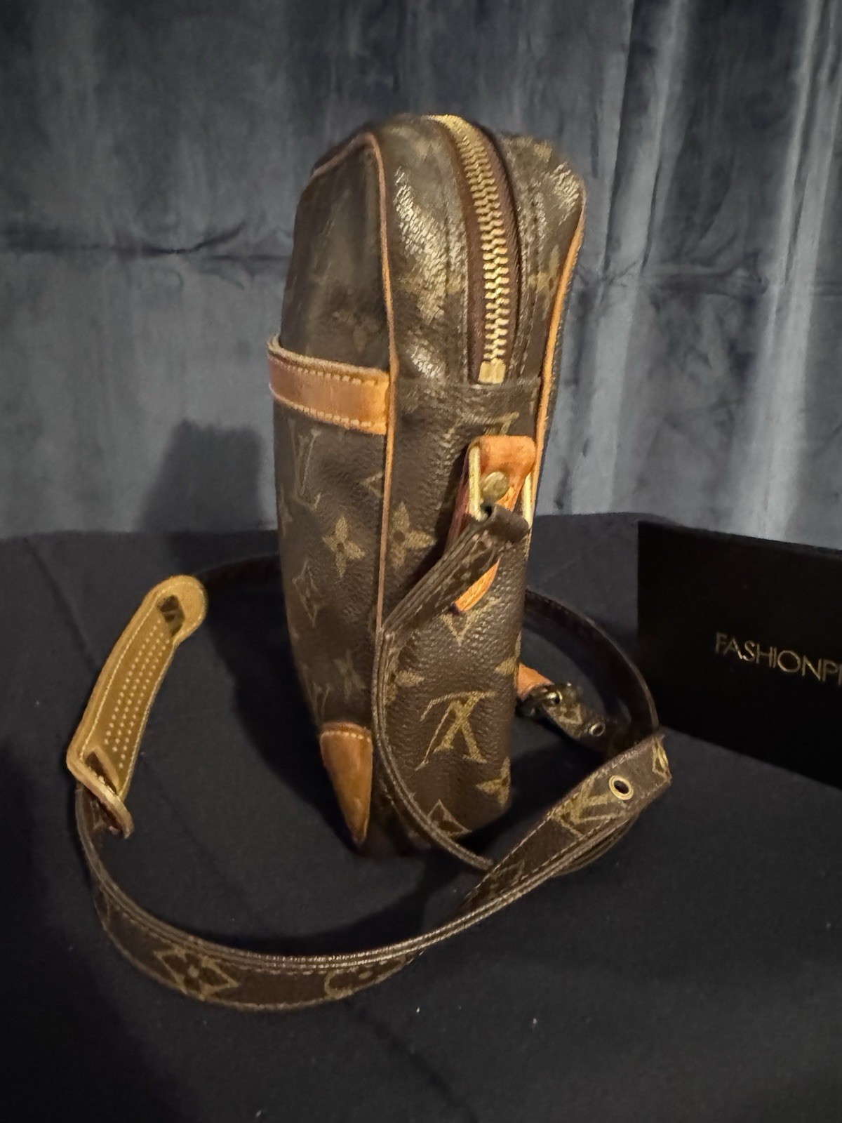Louis Vuitton Danube Crossbody PM Brown Leather