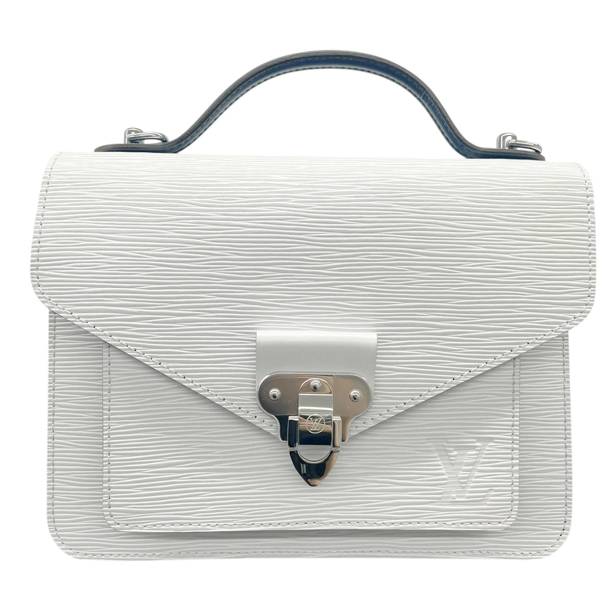 Louis Vuitton Neo Monceau M55392 Leather Handbag All Season Used