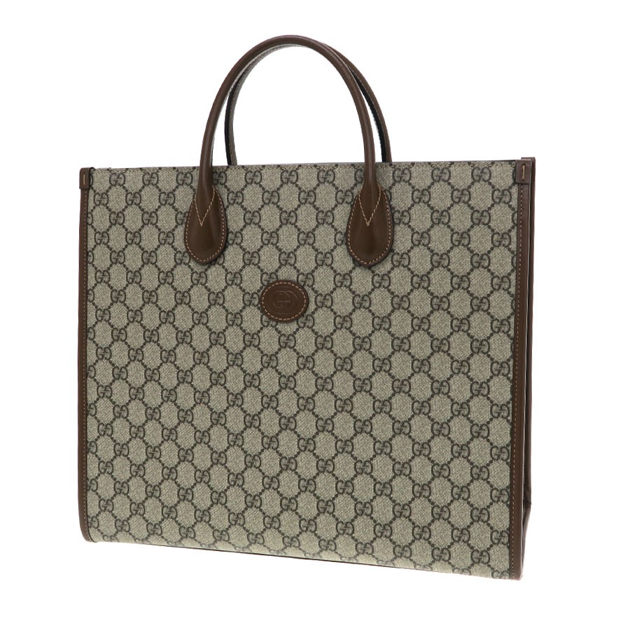 Gucci GG 674148 GG Supreme Canvas Beige Shoulder Bag #SAB15784