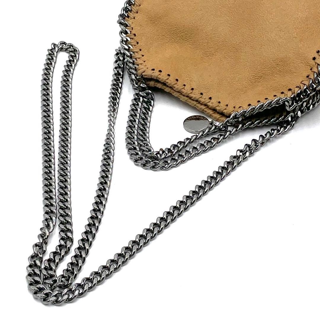 Stella McCartney Falabella 2way Shoulder Crossbody Chain Bag Beige Authentic