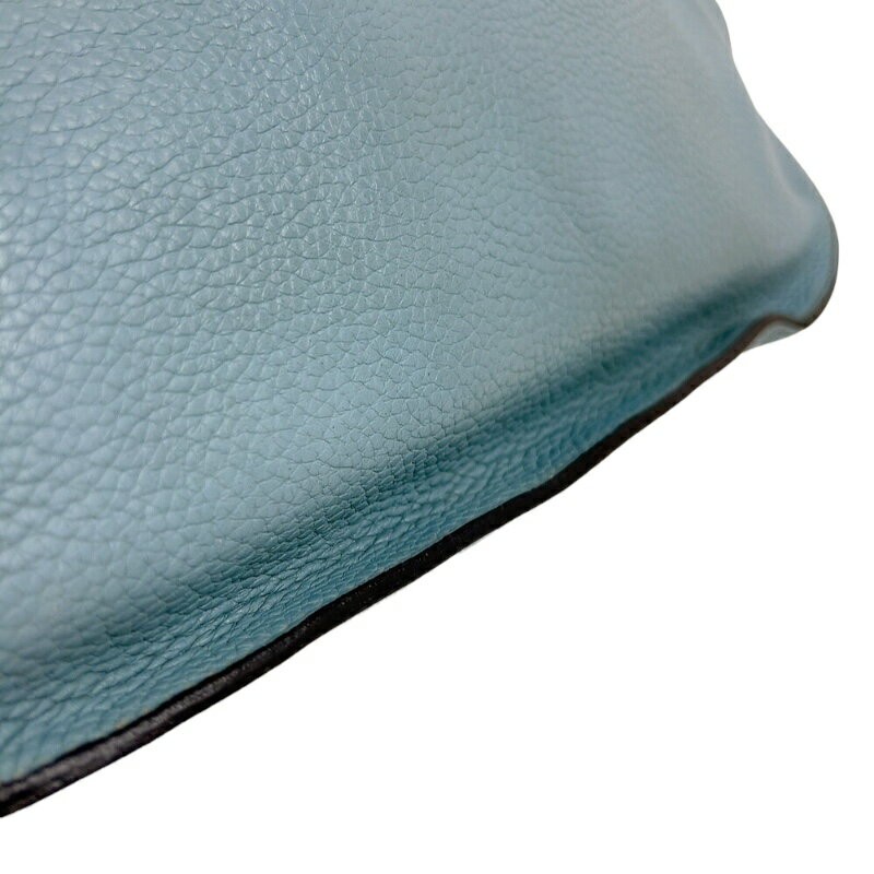 Hermes Jypsiere 37 Shoulder Bag 14.6in Taurillon Clemence Leather Ciel Blue 99