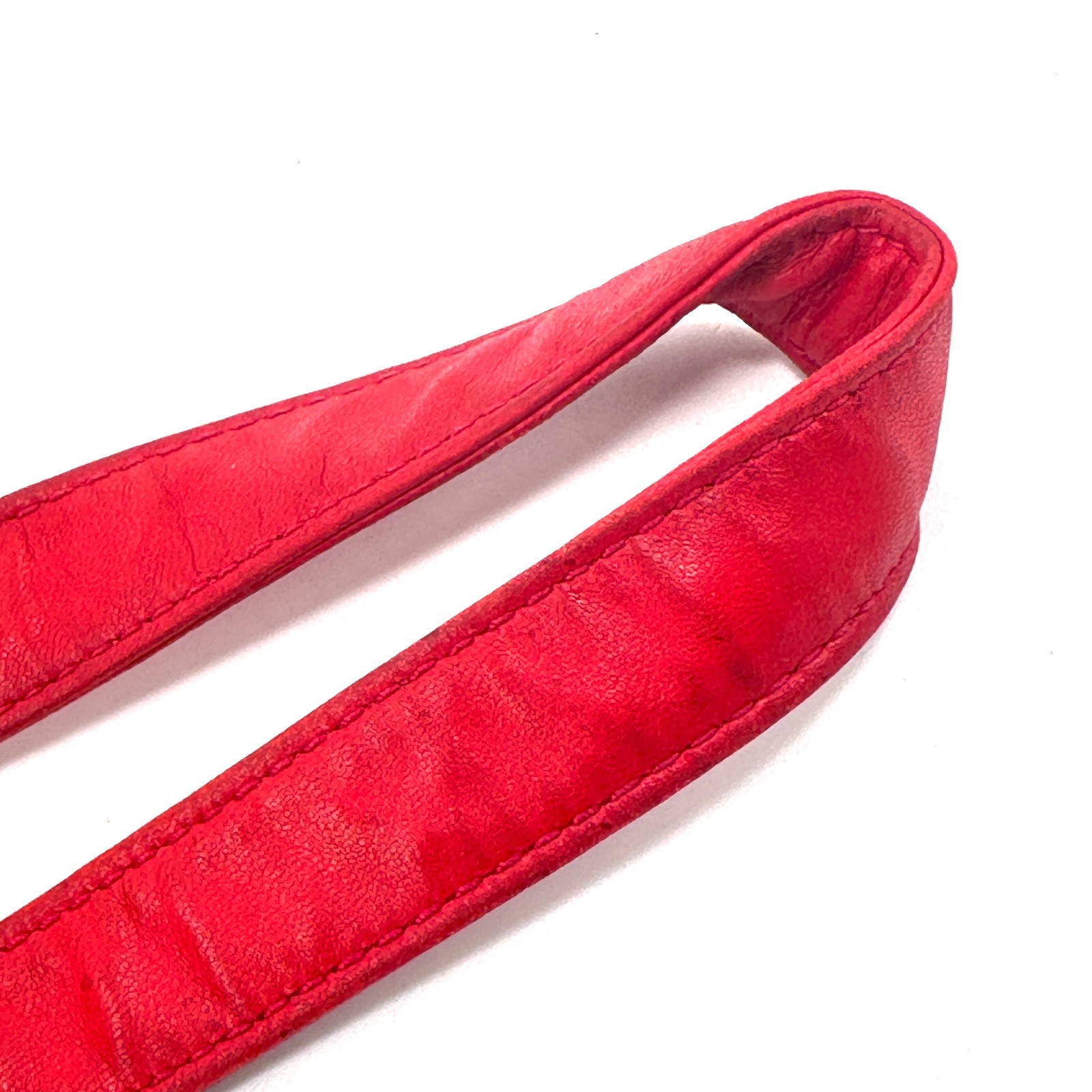 Gucci Horsebit Shoulder Bag Suede Red Authentic 325T0387