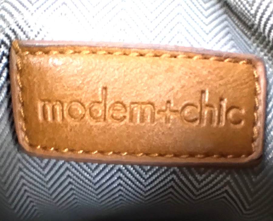 Modem & Chic Cognac Convertible Backpack Purse Boho Reversible SW Strap