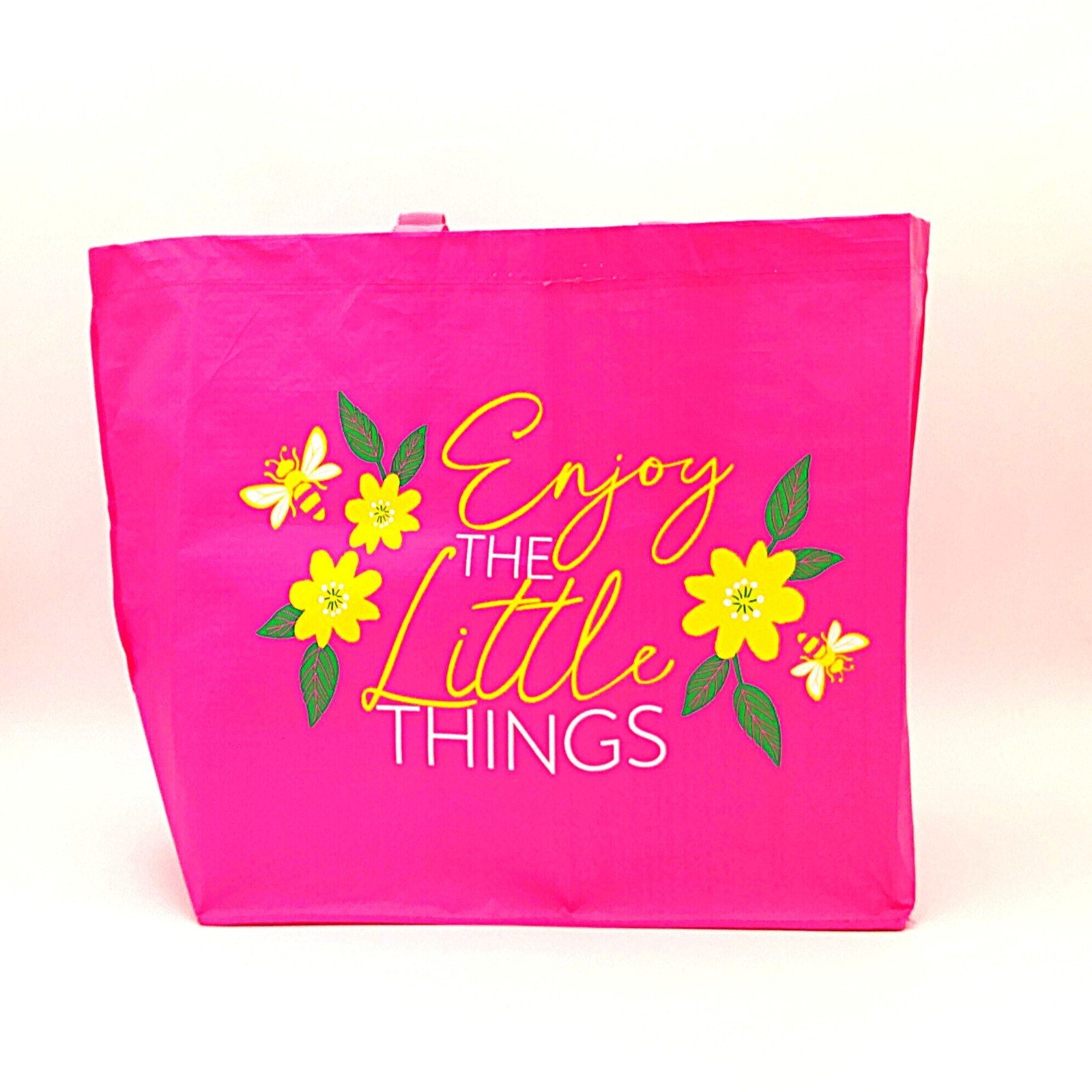 Trendy Large Pink & White Tote Bag – 30″x13″x7″ Stylish & Spacious