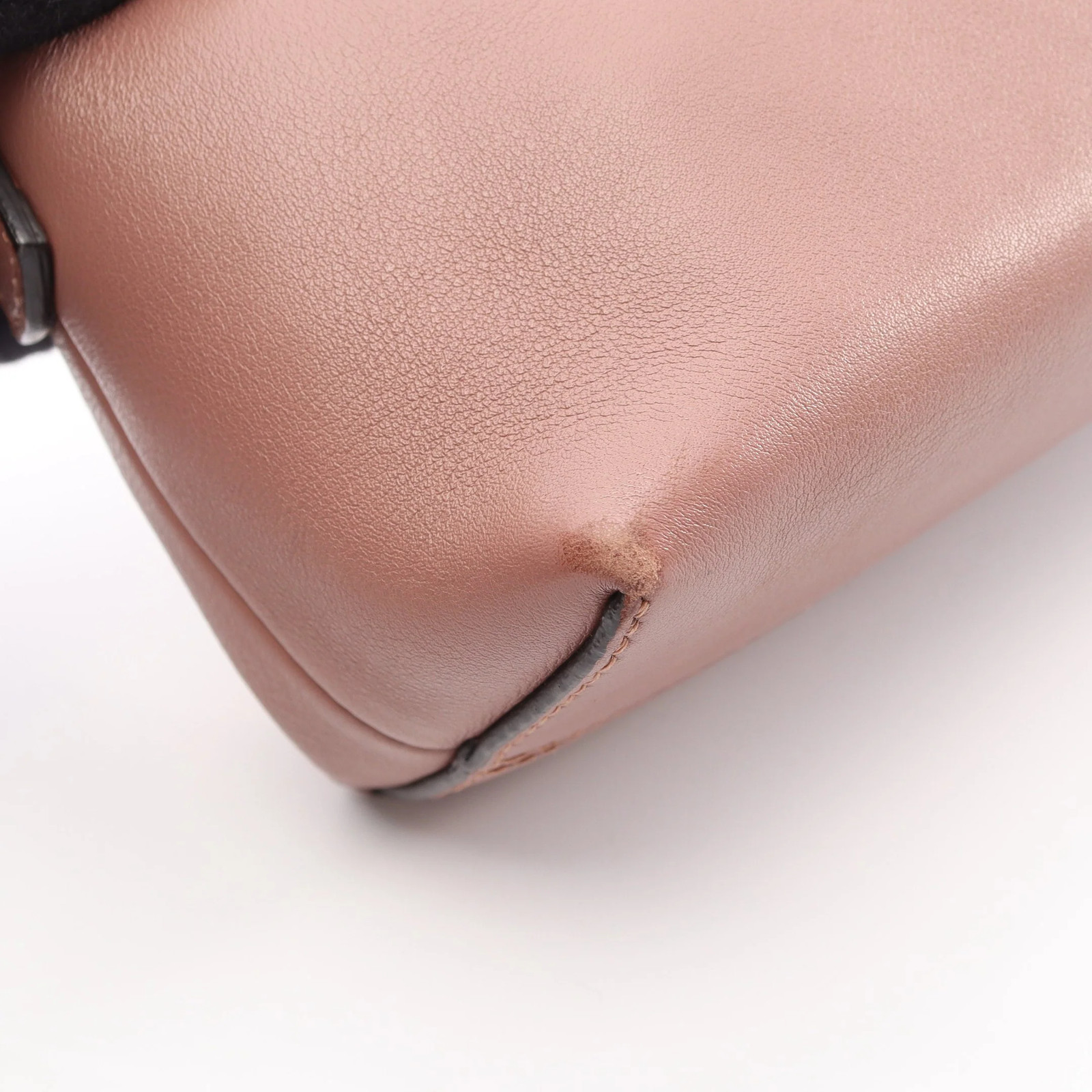 Fendi 2WAY Handbag Beige Leather #RCB13668
