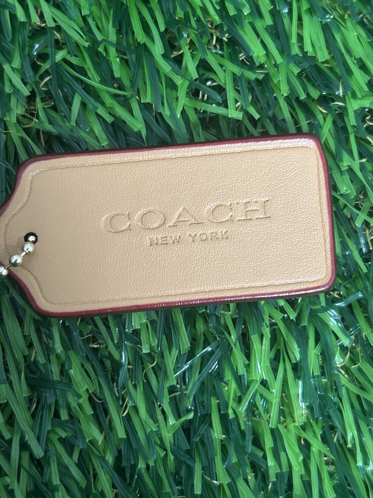 Coach Blue Signature Logo Small Crescent Shoulder Bag, Zip, Detachable Strap