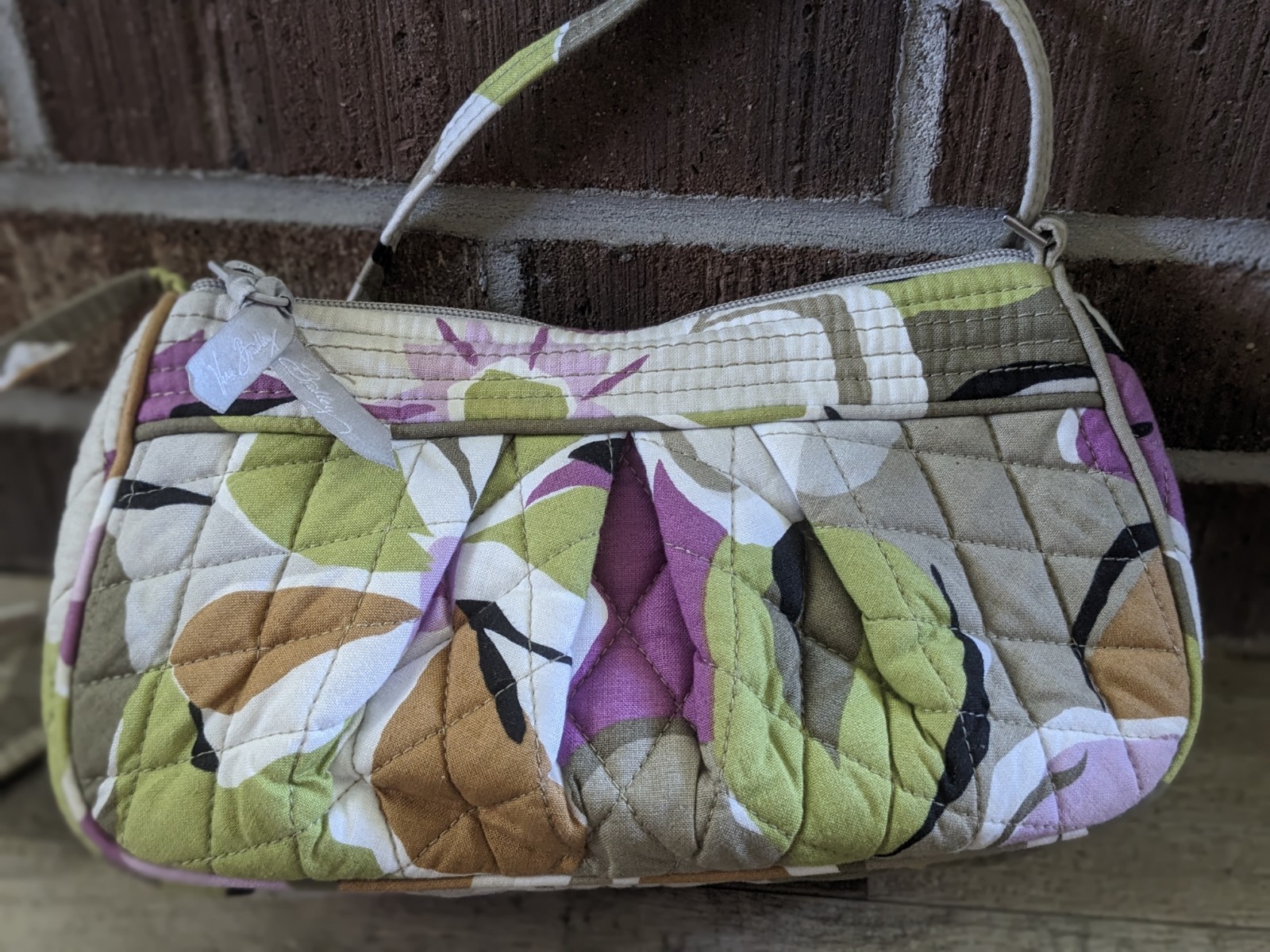 Spring Summer Small Vera Bradley Frannie Portobello Road Crossbody/Shoulder Bag
