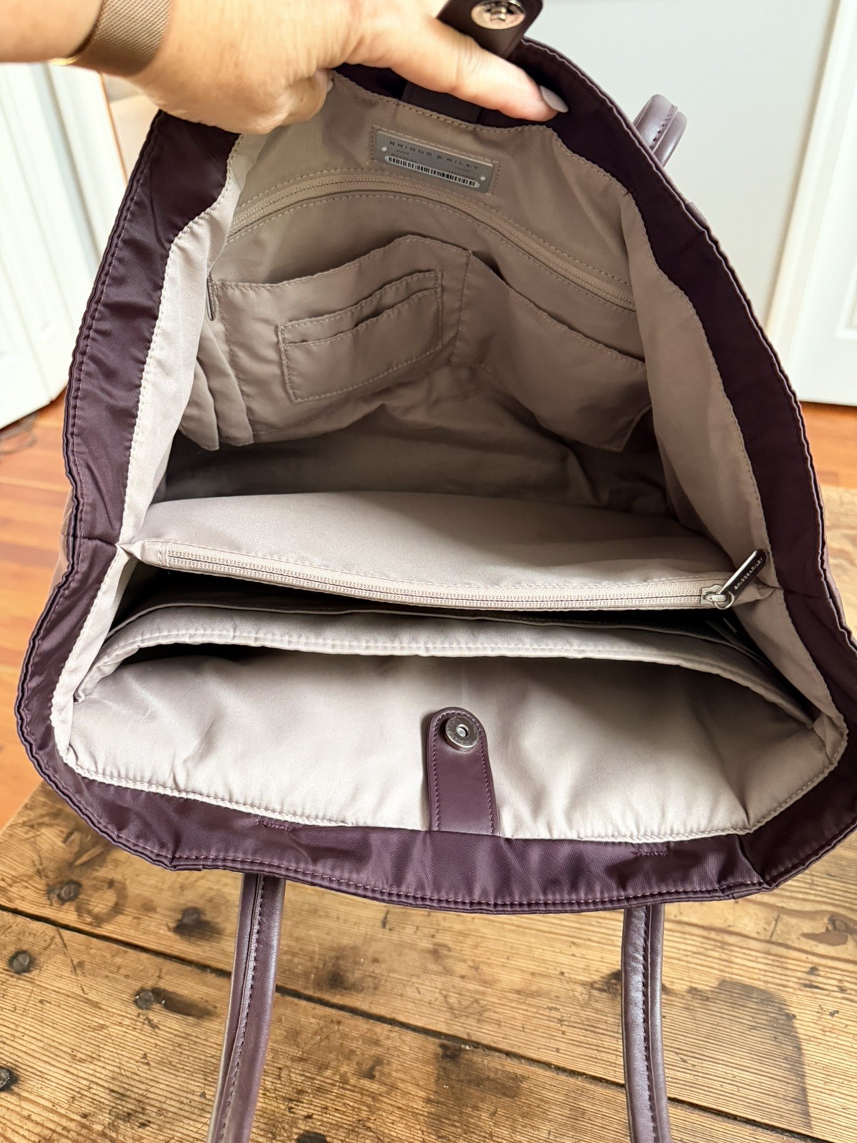 Briggs & Riley – Rhapsody-Essential Tote Bag Plum large plum